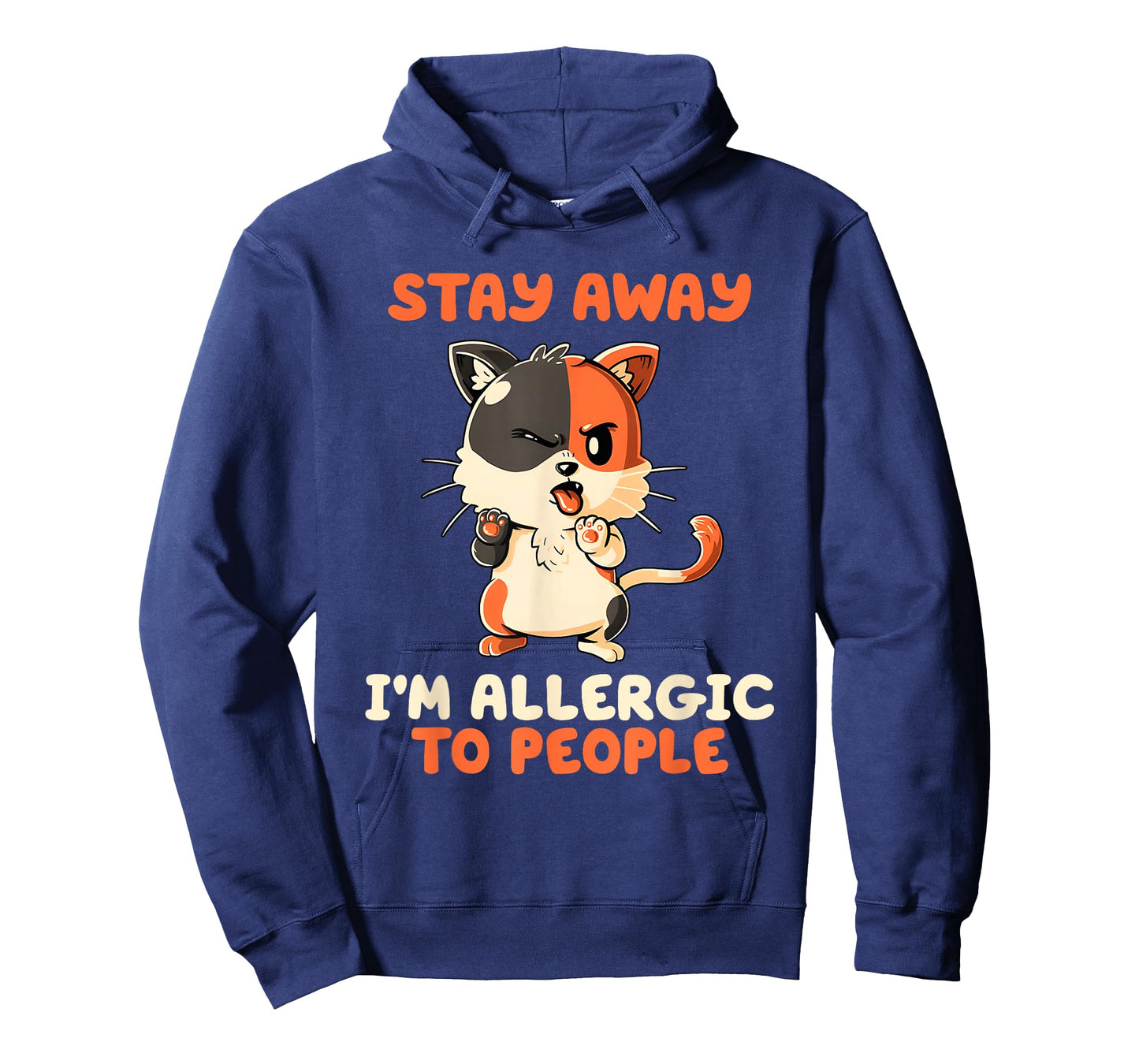 Stay Away Iโm Allergic To People Cat Funny T-Shirt