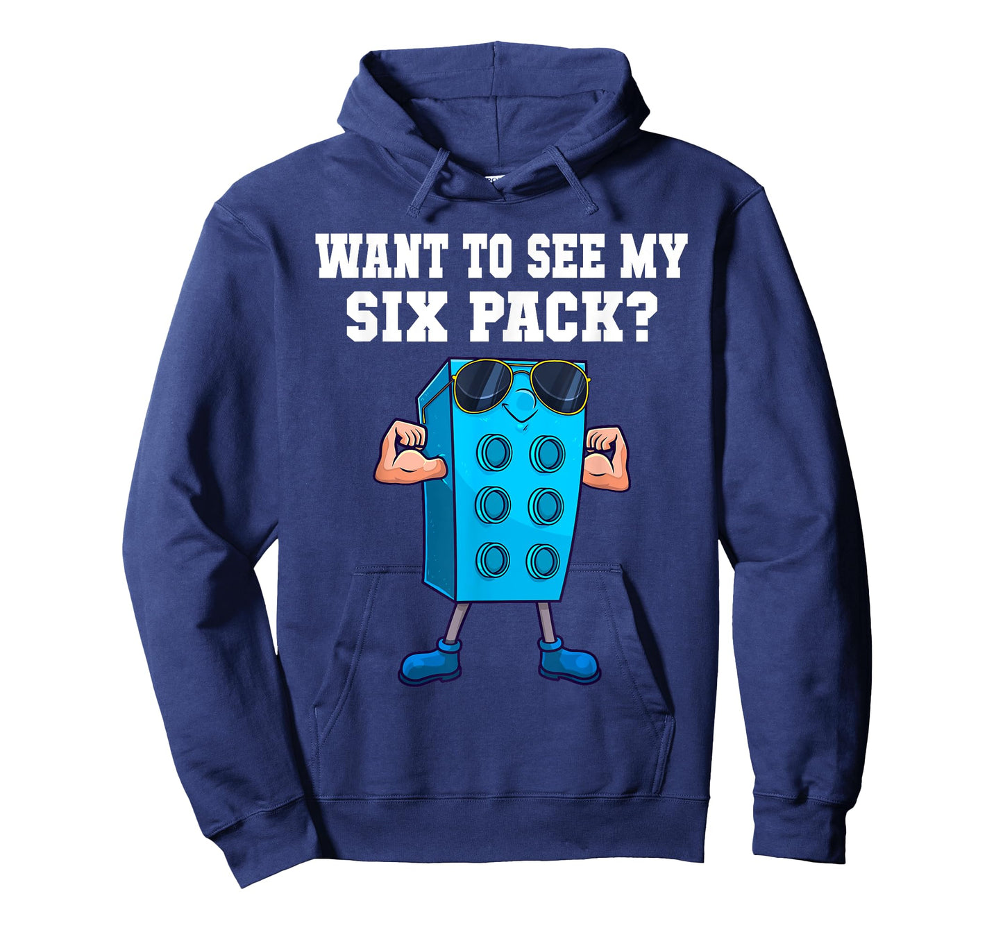 Want To See My Six Pack Funny Master Builder Bricks Men T-Shirt