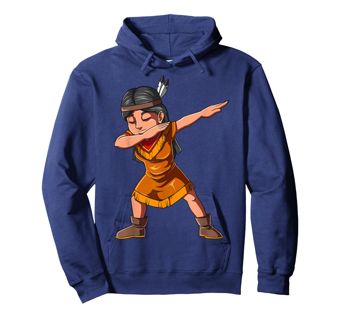 Dabbing Native Girl Dabbing Indian American Native Girl T-Shirt