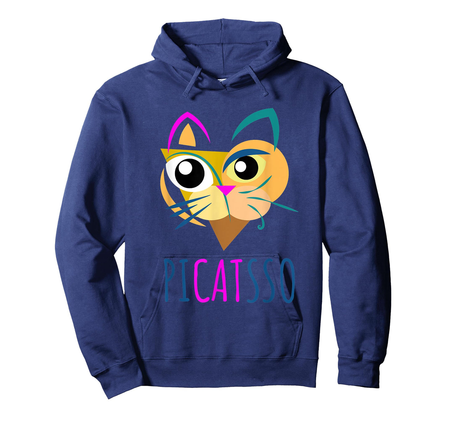 Funny Abstract Cat Art Picatsso Shirt For Art Teachers Men Women Kids T-Shirt