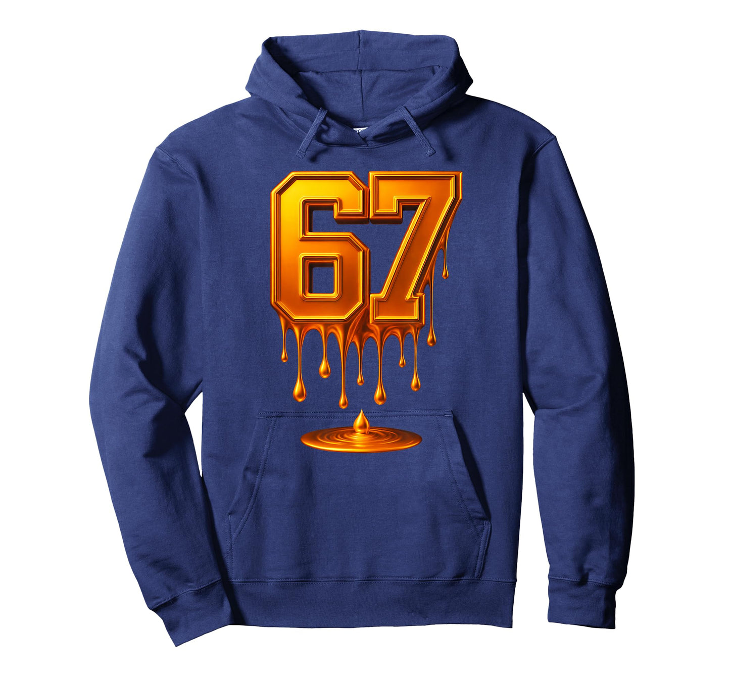 Dripping Gold 67 Meme Respect The Drip 67 Golden Aura Energy T-Shirt