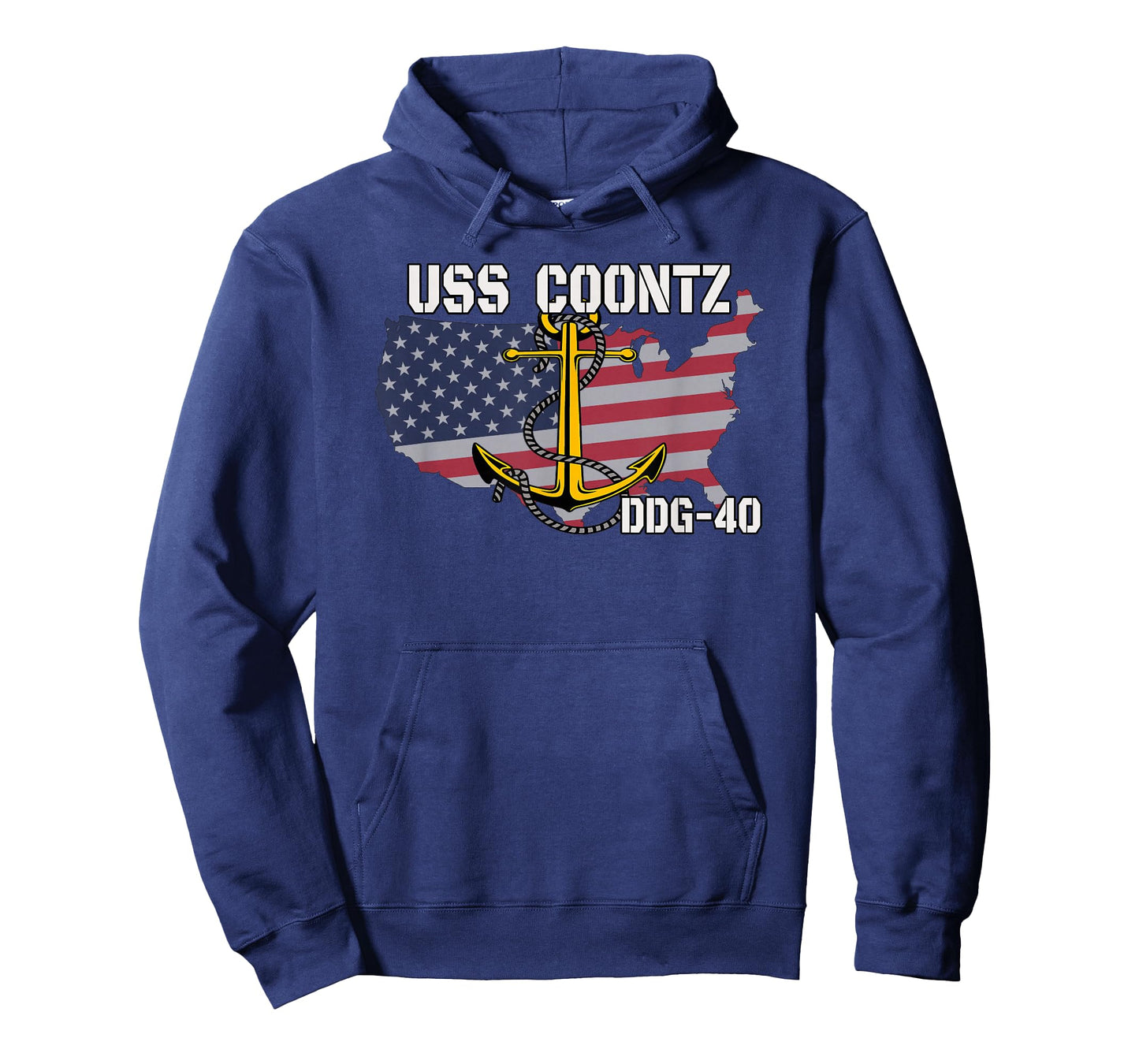 USS Coontz DDG-40 Destroyer Veterans Day Father Grandpa Dad T-Shirt