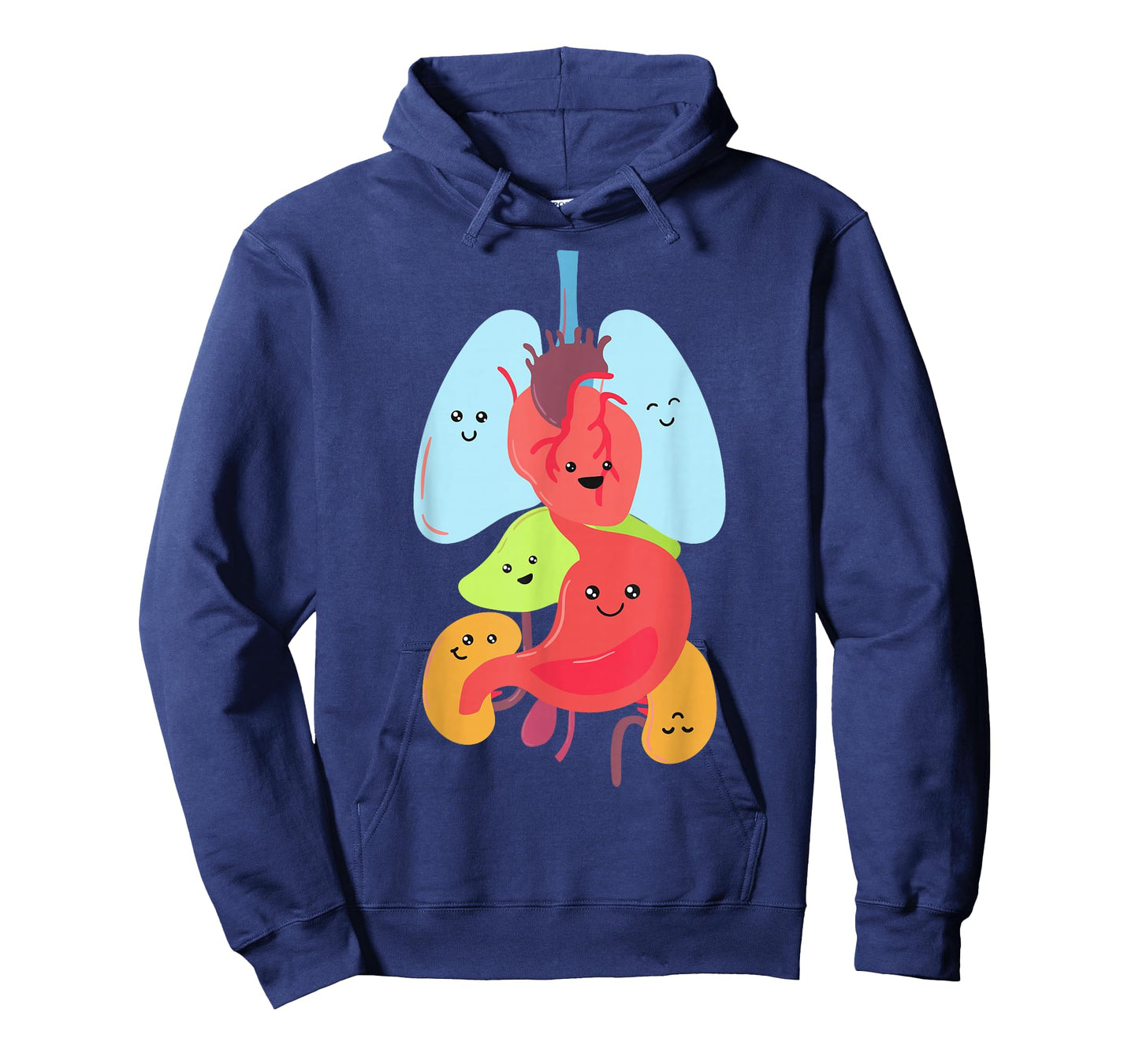 Cute Anatomy TShirt - Internal Organs Body Tee T-Shirt