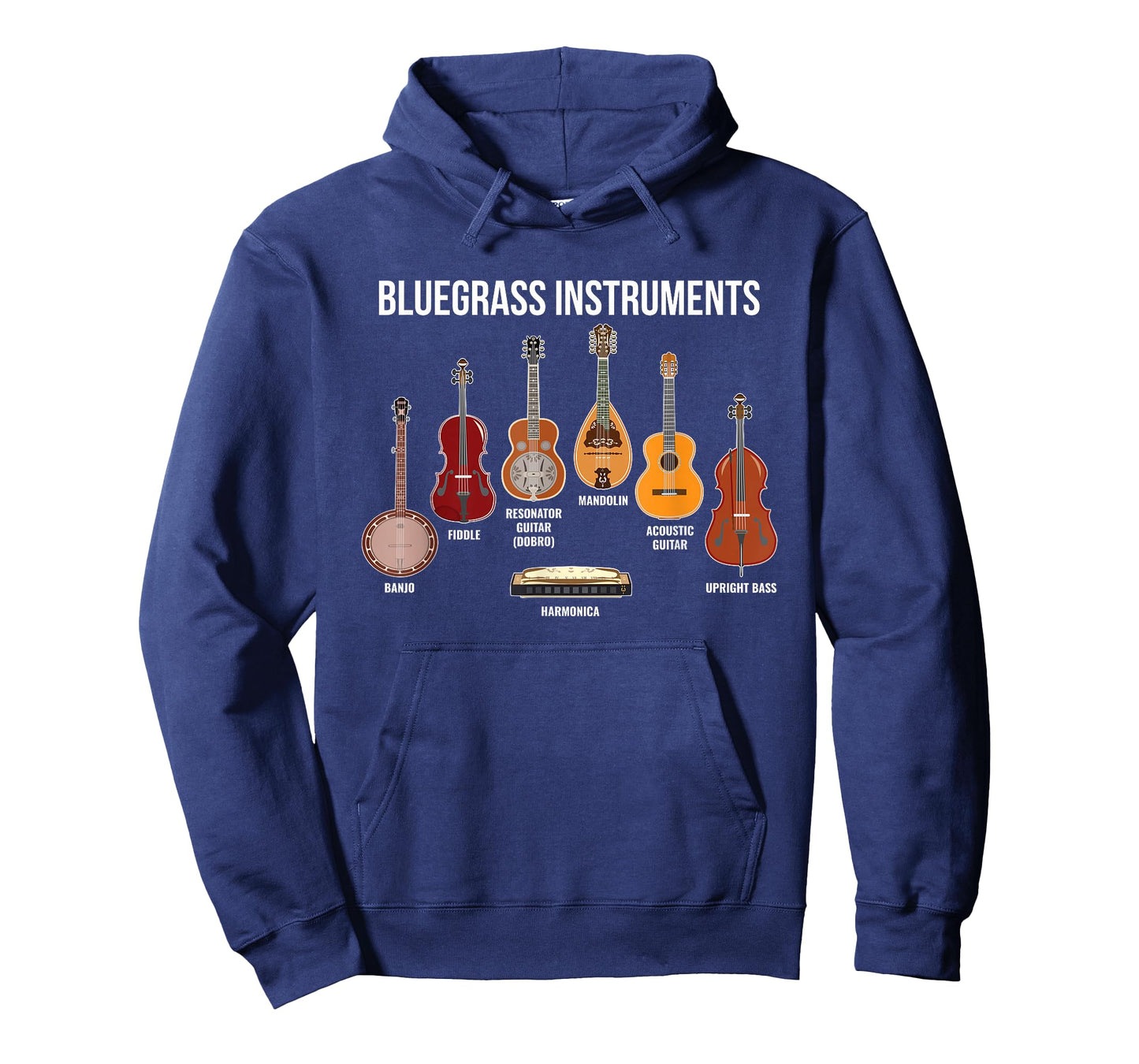 Banjo Bluegrass Instruments Vintage Music Fans Banjo Player T-Shirt