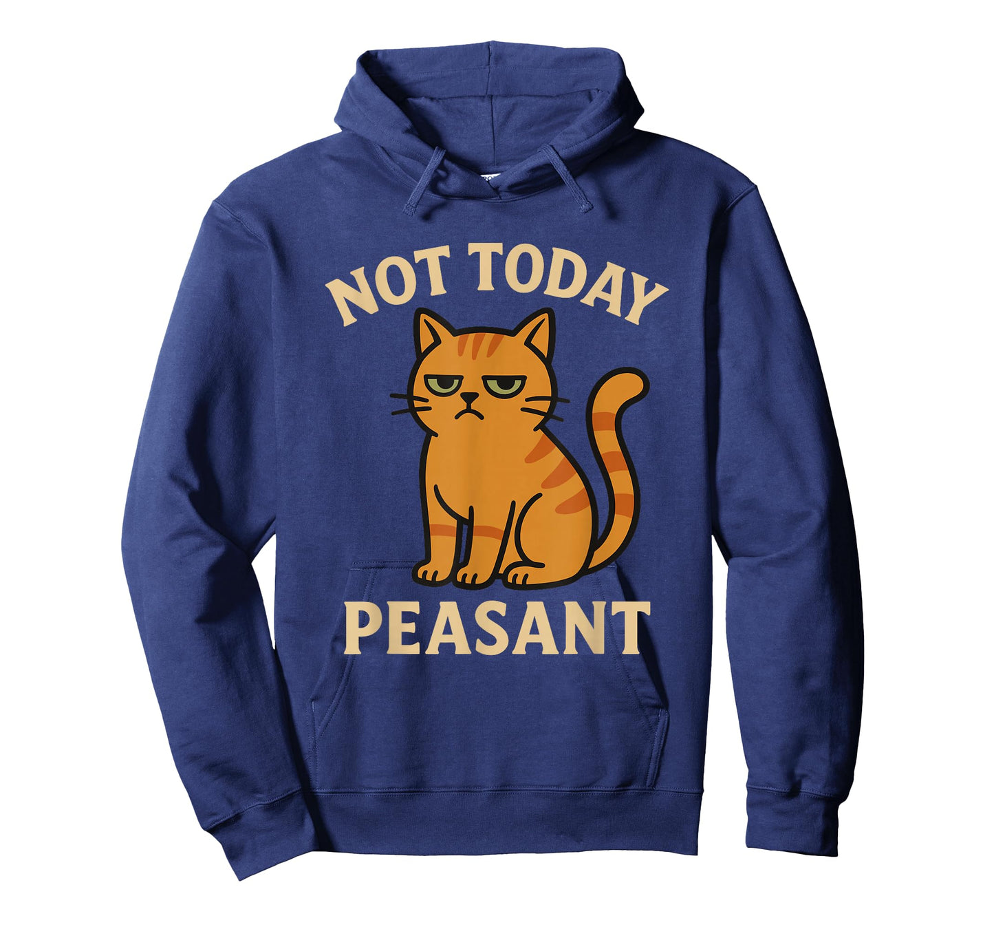 Not Today Peasant Funny Cat T-Shirt
