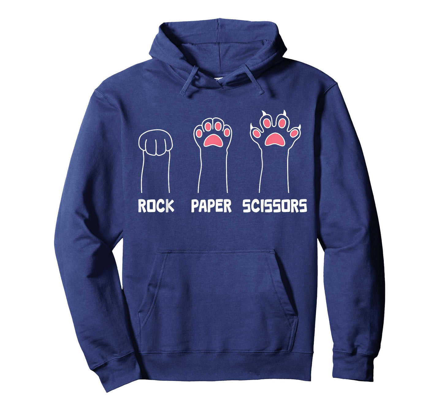 Rock Paper Scissors Cat Paws Cute Cat Funny Cat T-Shirt
