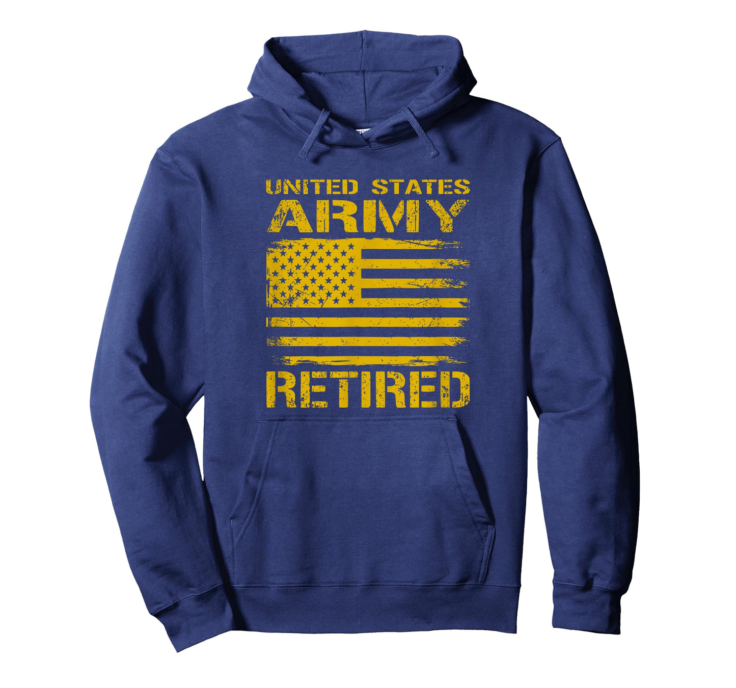 Retired Army Distressed American Flag T-Shirt