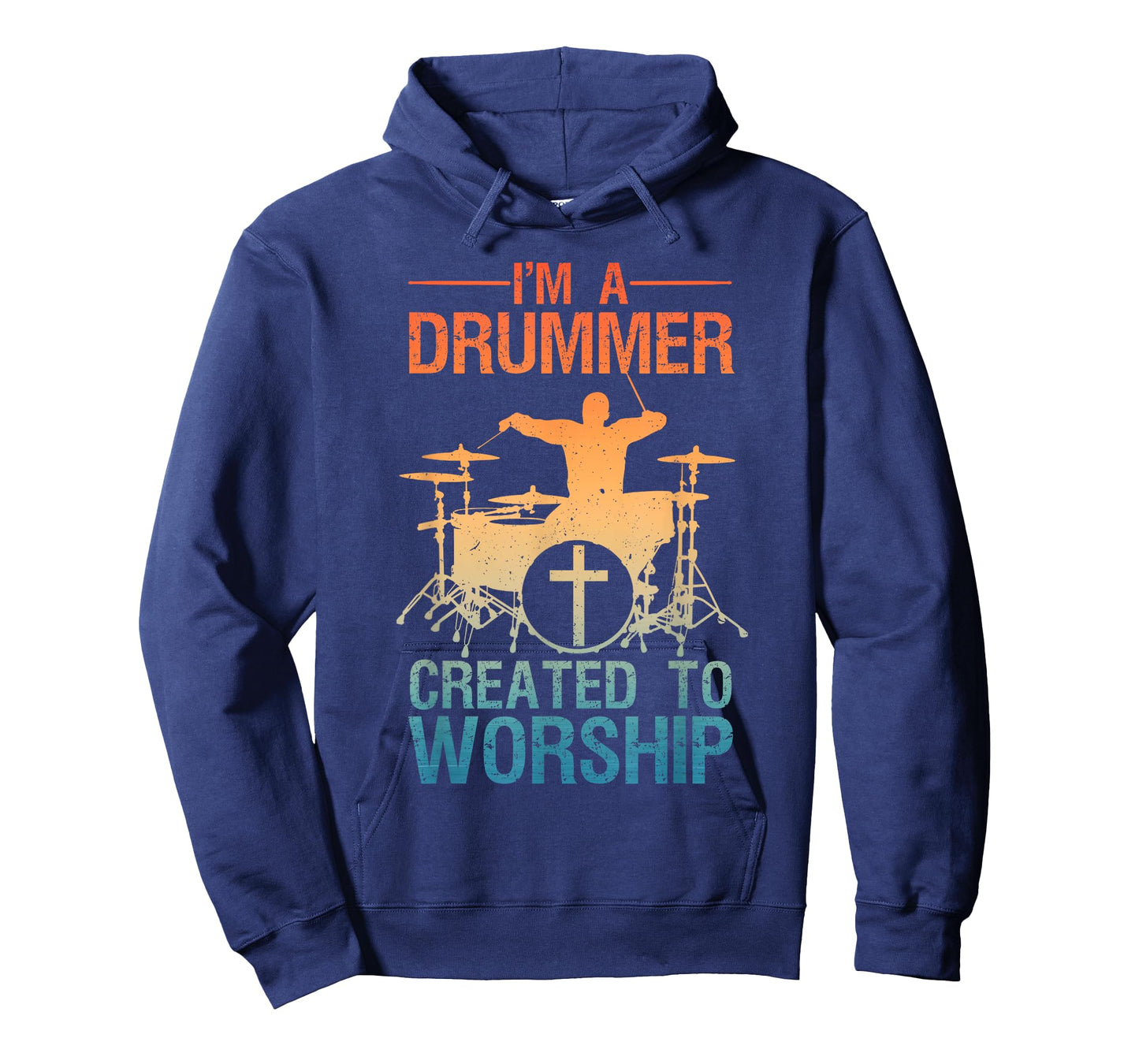 Funny Christian Drummer Art For Men Women Drum Player Lover T-Shirt