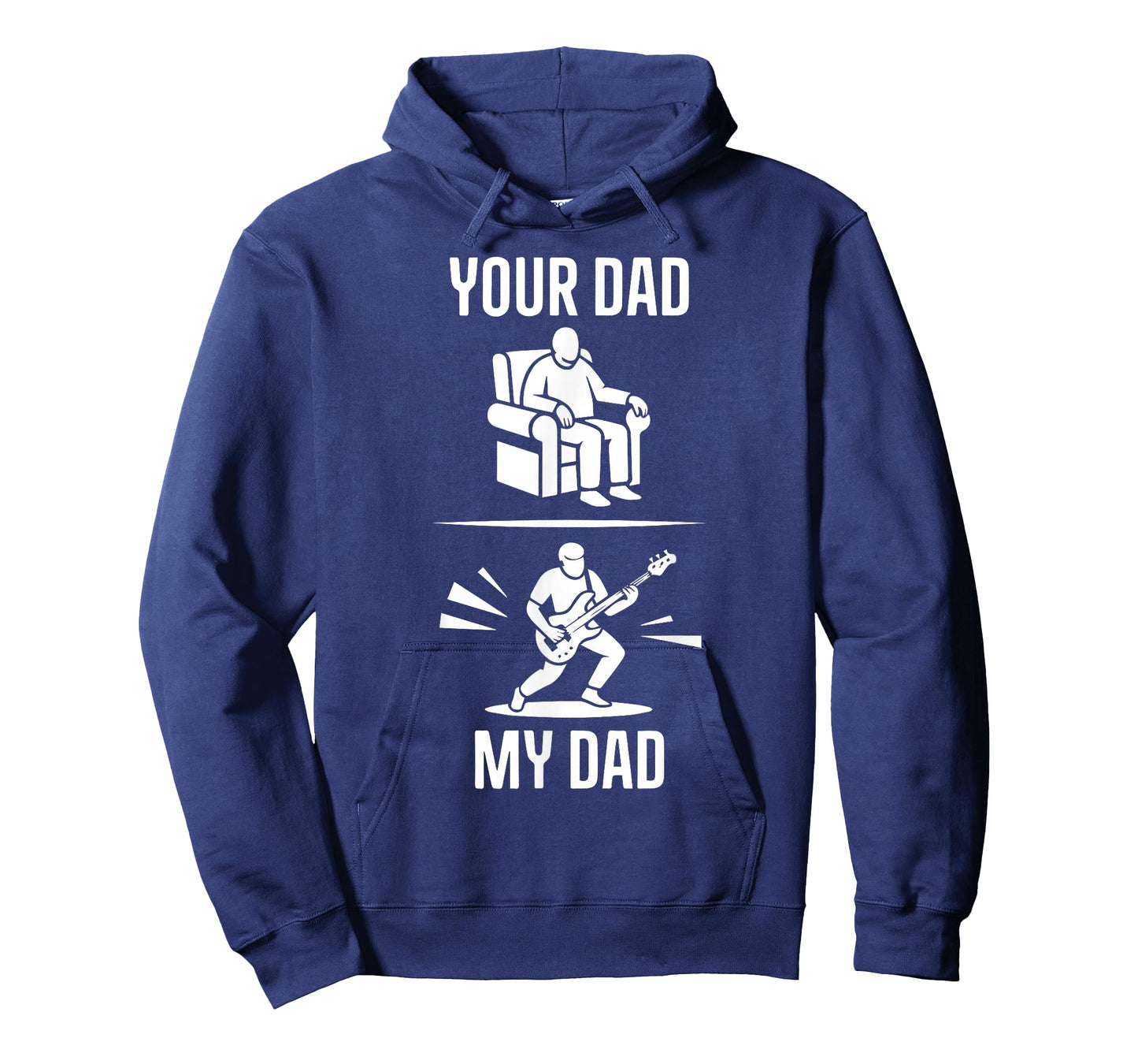 Your Dad My Dad Guitarist Artist Bass Guitar Dad Fathers Day T-Shirt