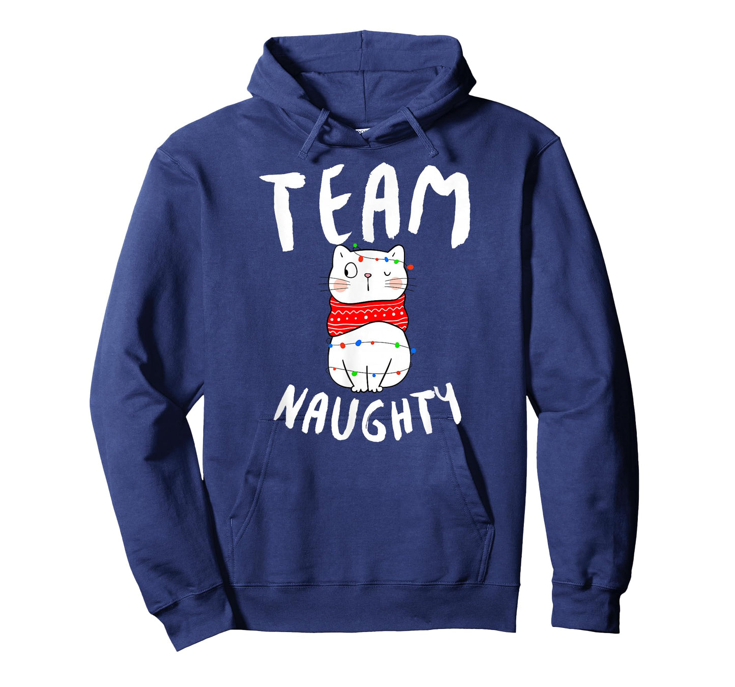 Team Naughty Funny Matching Family Christmas T-Shirt