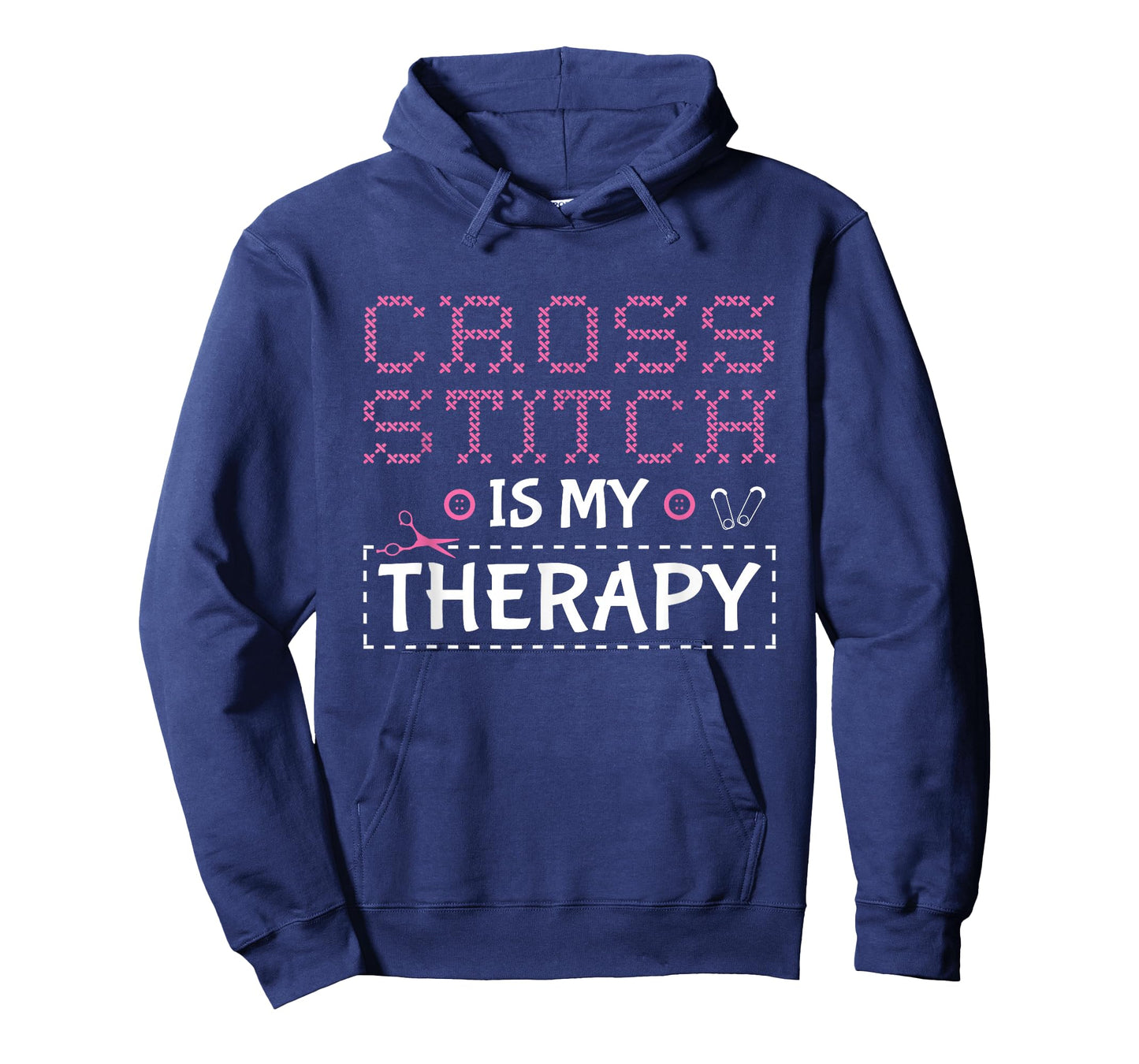 Cross Stitch Is My Therapy Cross Stitching Cross Stitcher T-Shirt