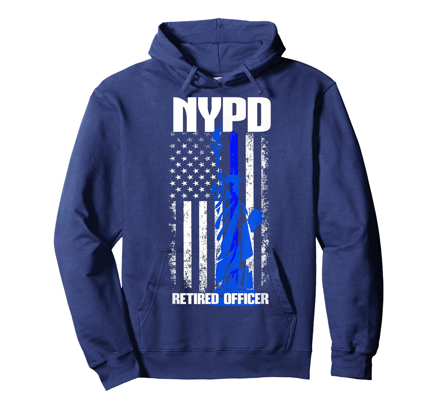 NYPD New York Police Department Statue of Liberty Retired T-Shirt
