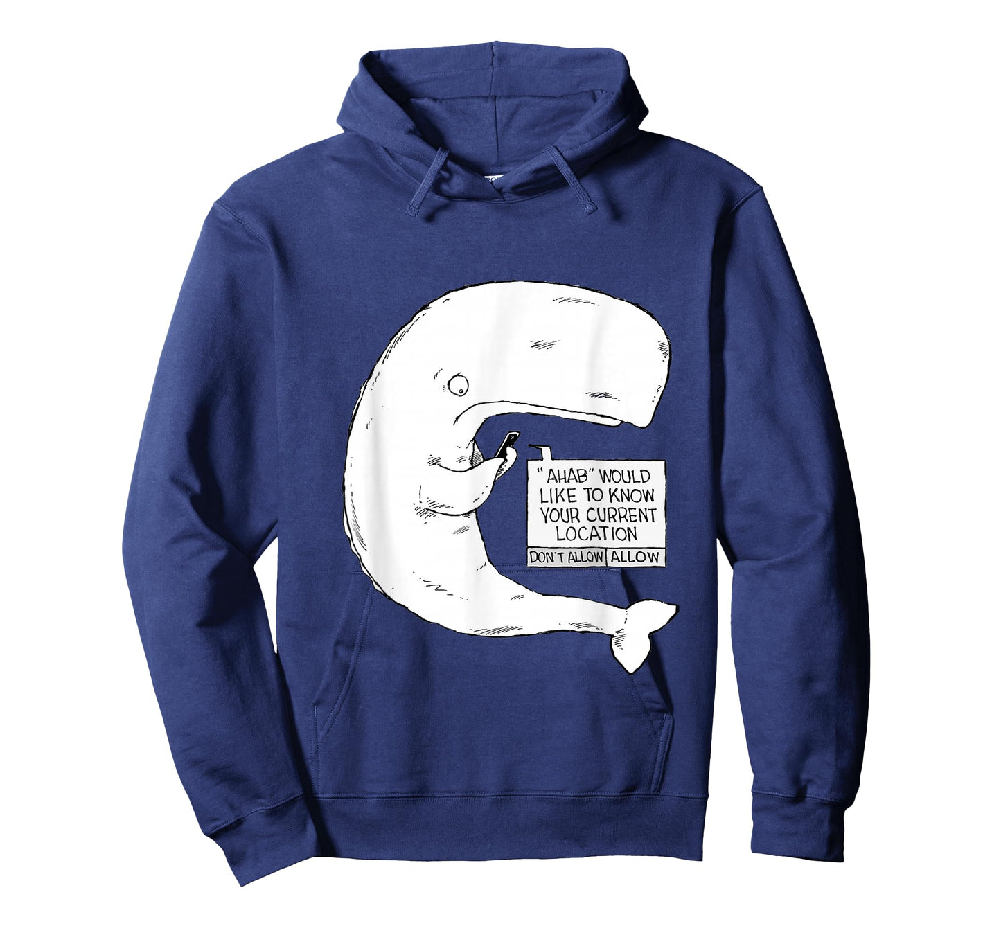 Speed Bump Funny Moby Dick Cartoon T-Shirt