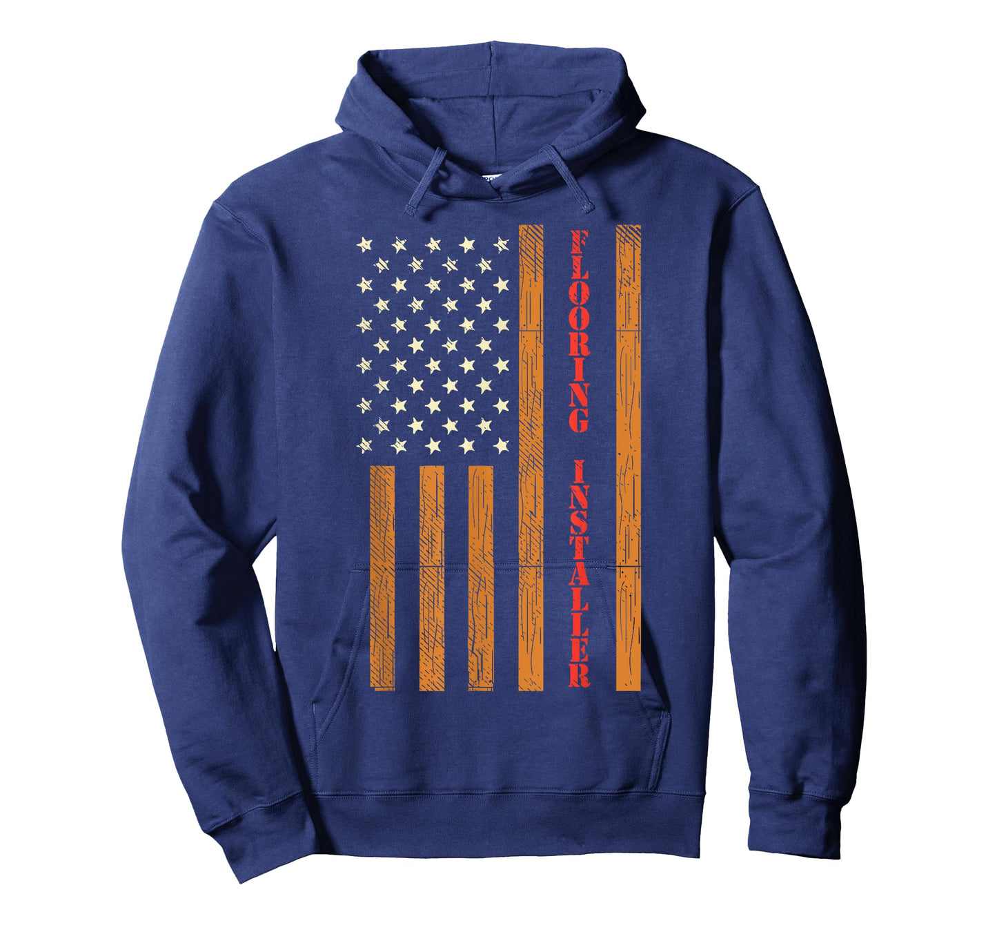 Flooring installer Gifts funny USA Flag flooring contractor T-Shirt