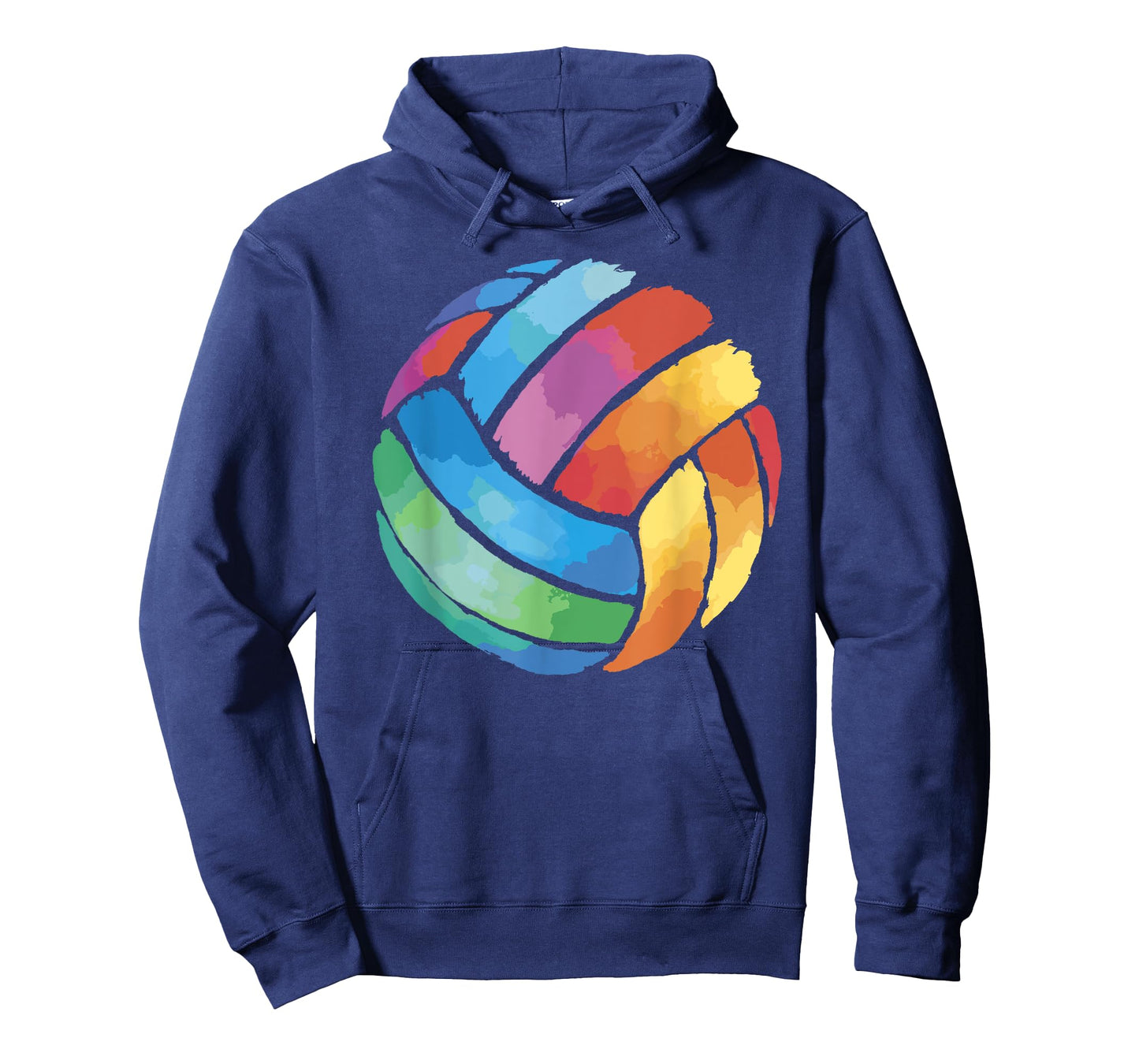 Cute Colorful Volleyball Tee - Colorsplash Volley Ball Gift T-Shirt