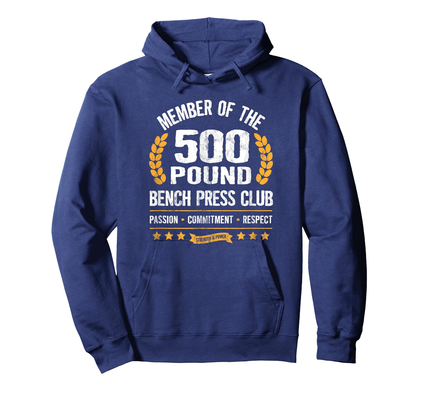 500 Pound Bench Press Club Strong Men Women Gym T-Shirt