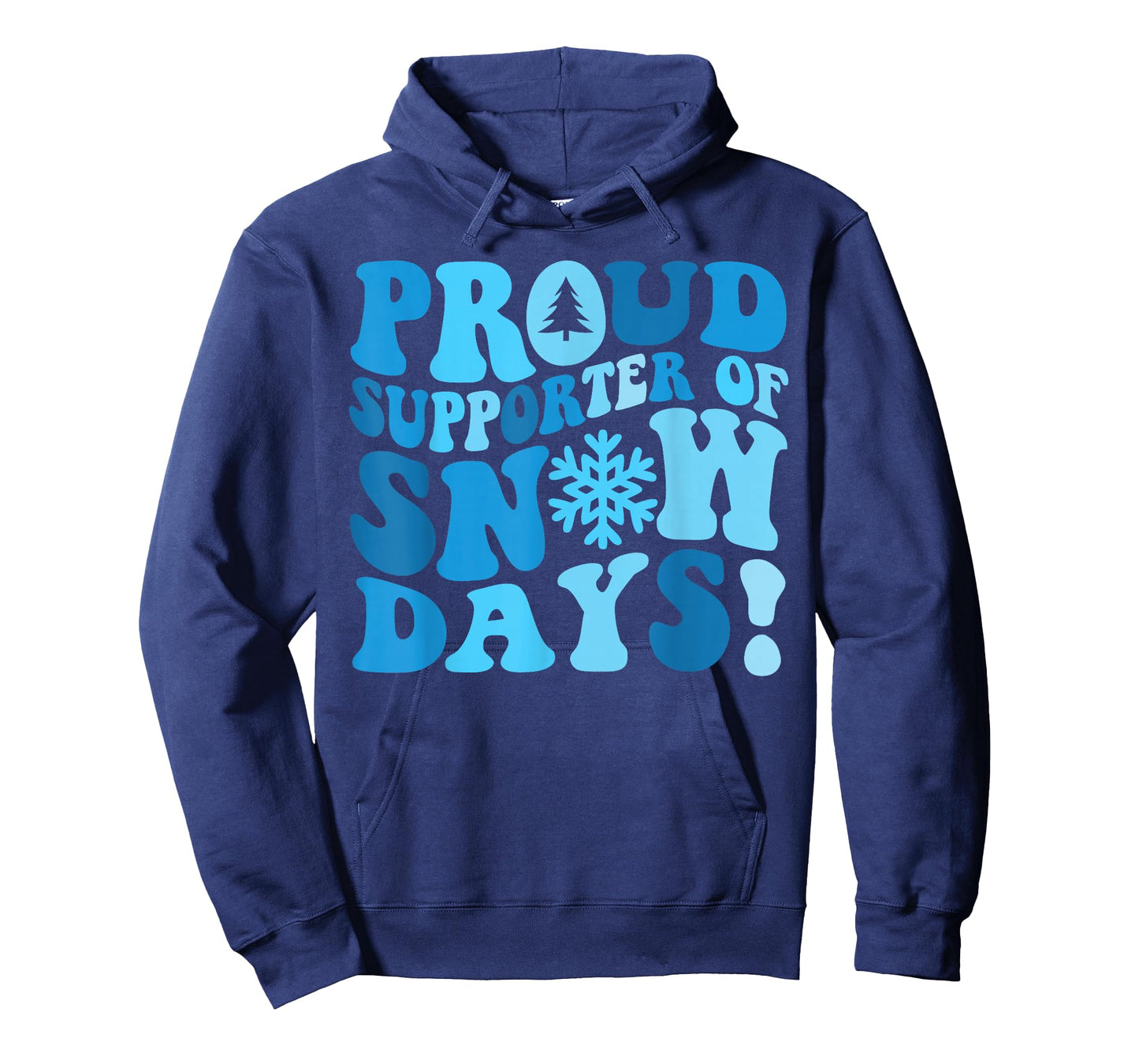 Funny Snow Day Lover Proud Winter Weather Supporter Graphic T-Shirt