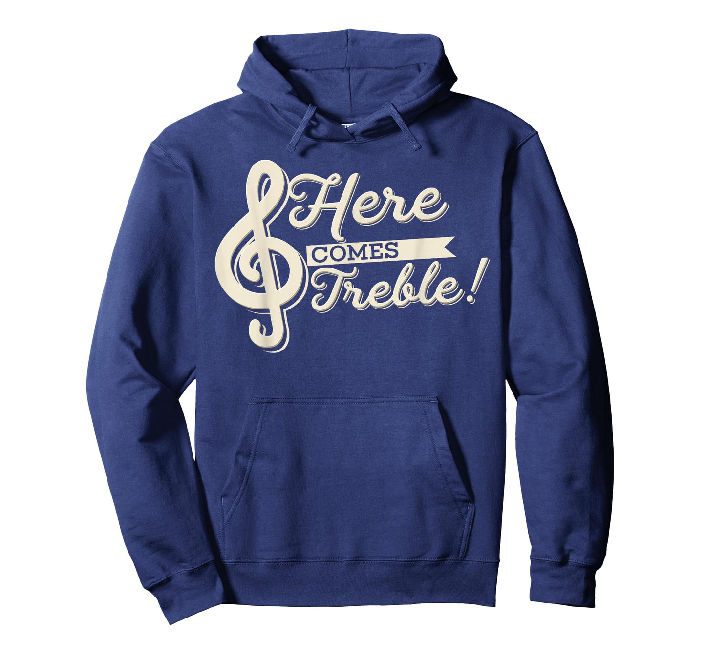 Here Comes Treble Funny Music Lover High Notes Trouble Pun T-Shirt
