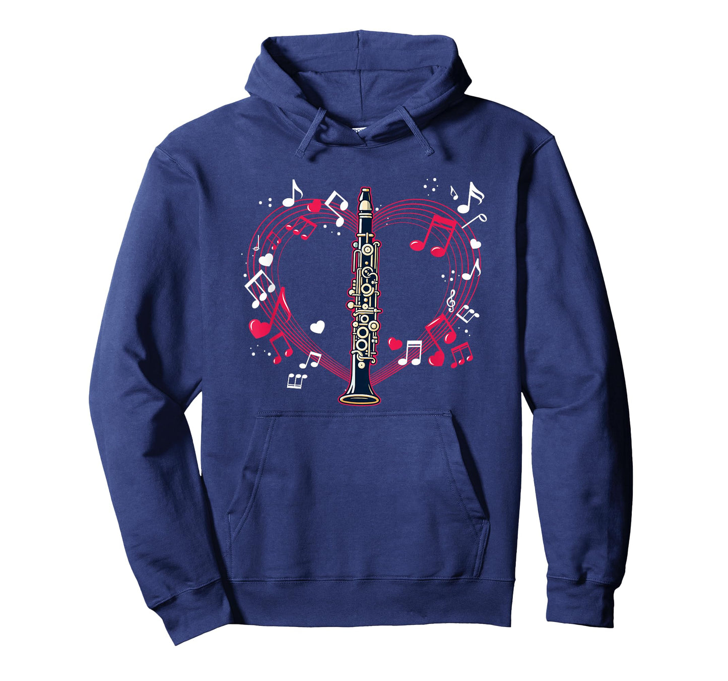 Clarinetist Player Marching Band Music Notes Clarinet T-Shirt