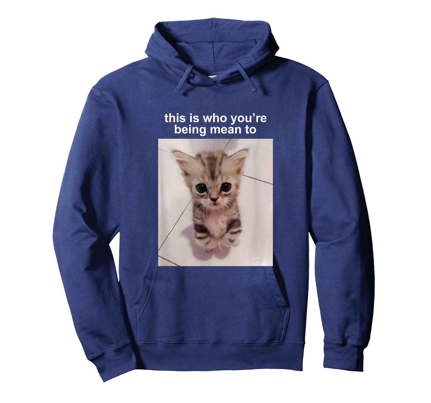 This is Who You're Being Mean to Silly Cat Meme T-Shirt