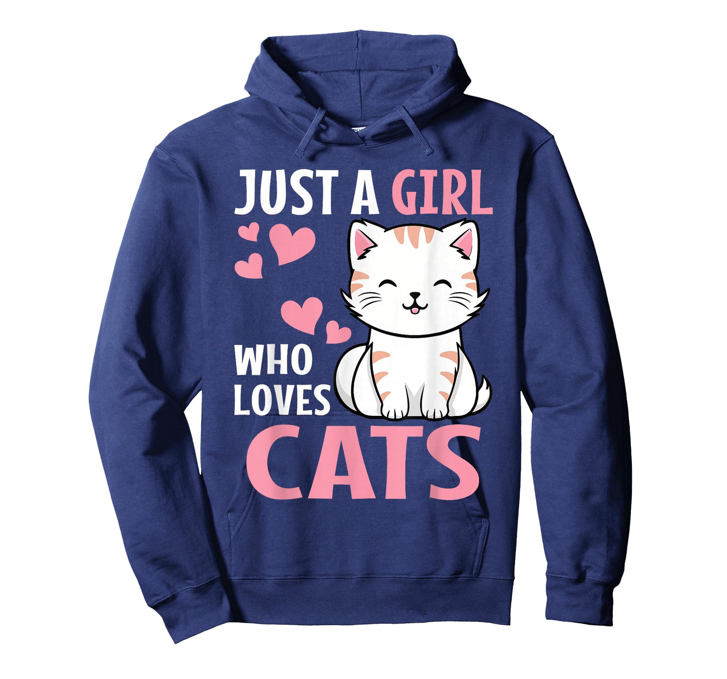 Just A Girl Who Loves Cats Cute Cat Lover Kitten T-Shirt