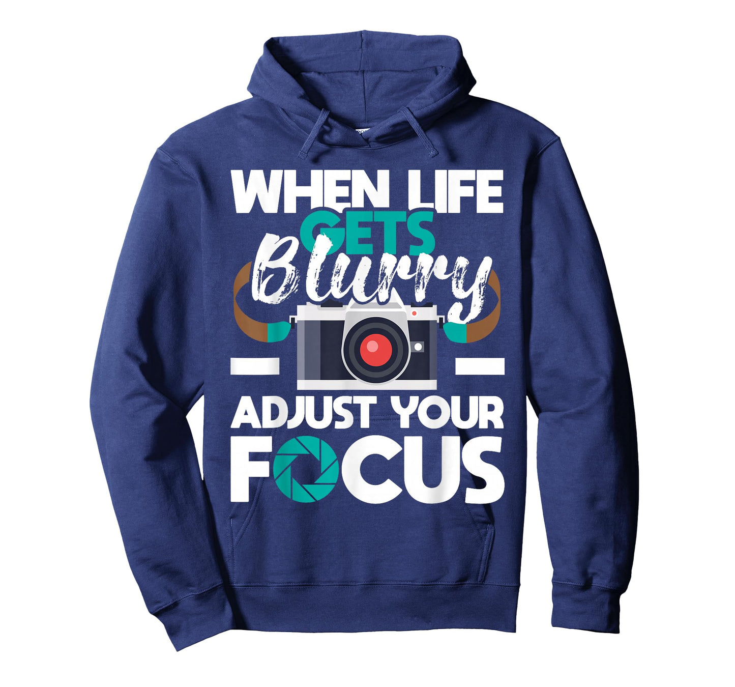 When Life Gets Blurry - Photographer Camera Photography T-Shirt