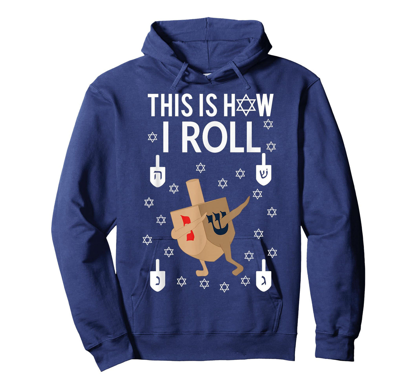 This Is How I Roll Hanukkah Shirt Dab Dreidel Chanukah Gift T-Shirt