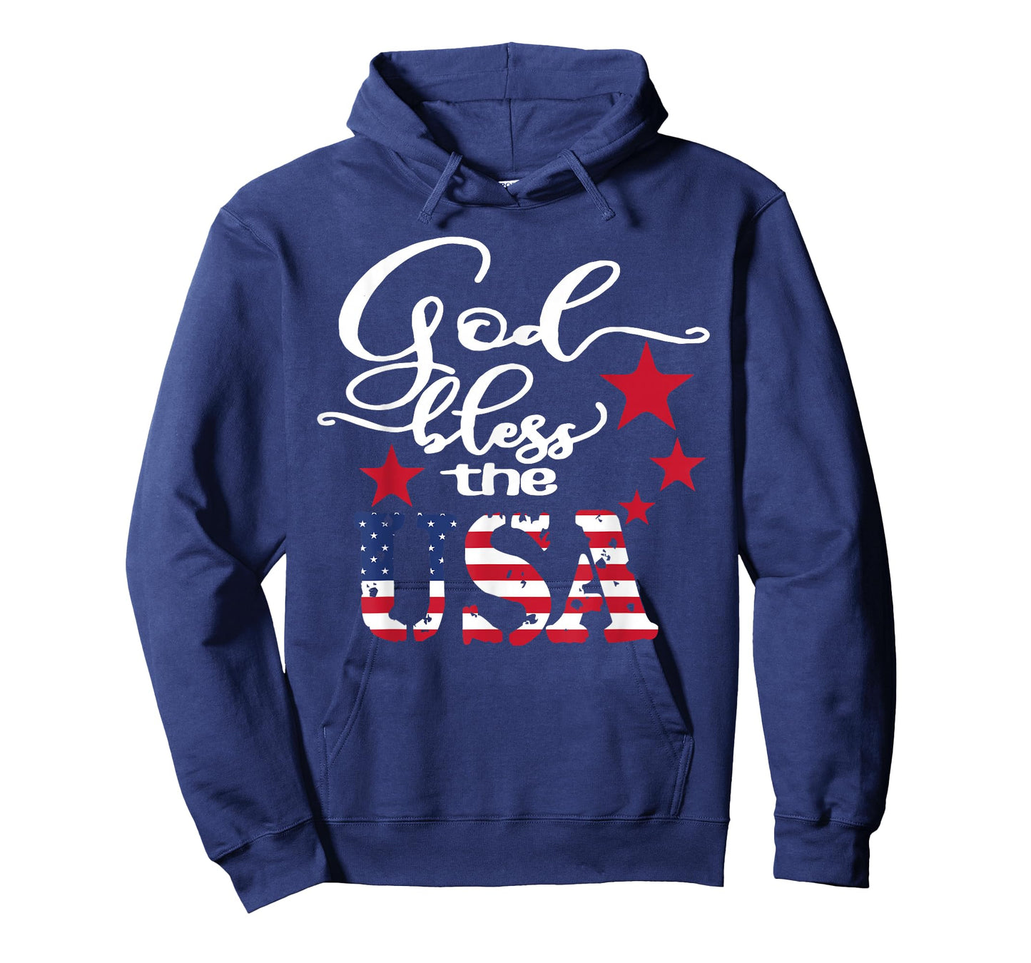God Bless The USA 4th of July Patriotic US Flag T-Shirt