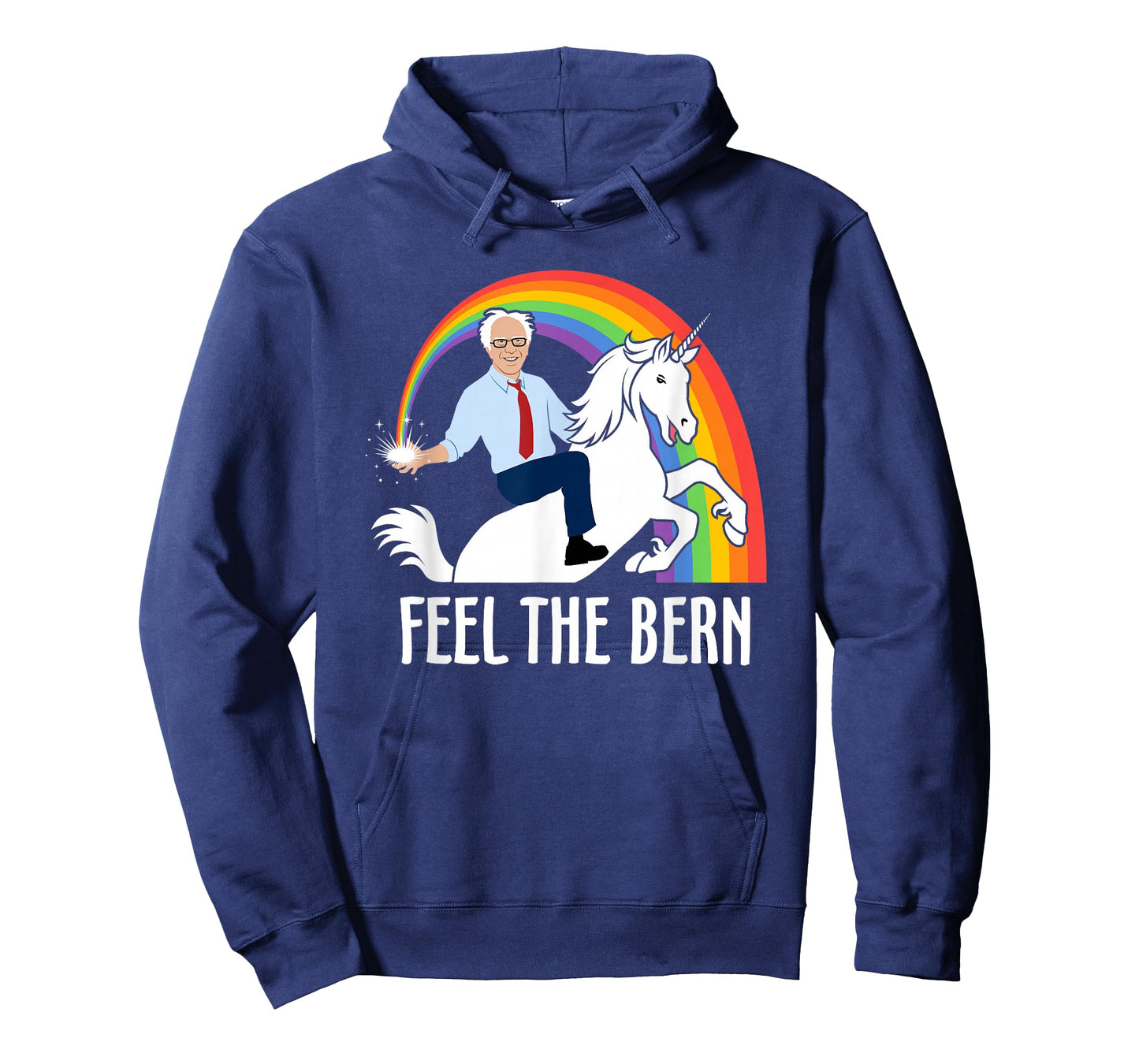 Feel The Bernie Sanders Riding Unicorn Funny Bern T-Shirt