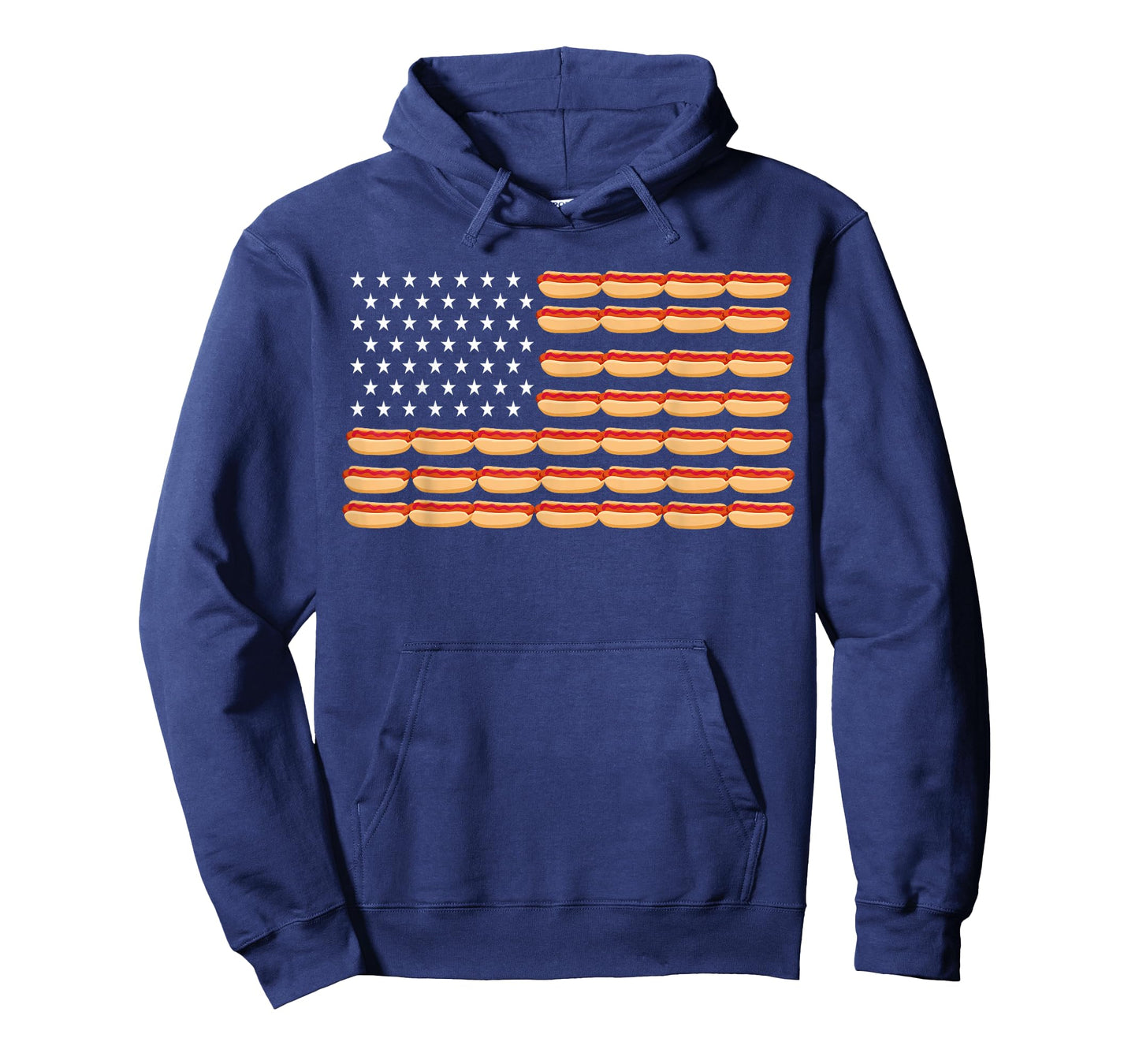 USA Hot Dog Flag T-Shirt