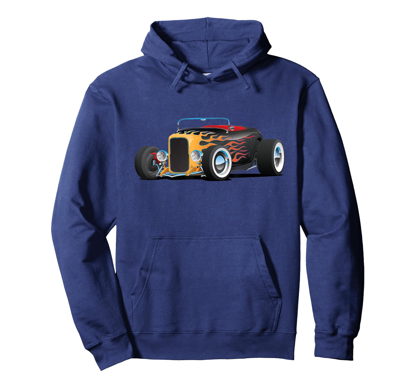 Classic Retro Vintage Custom Hotrod Car Illustration T-Shirt
