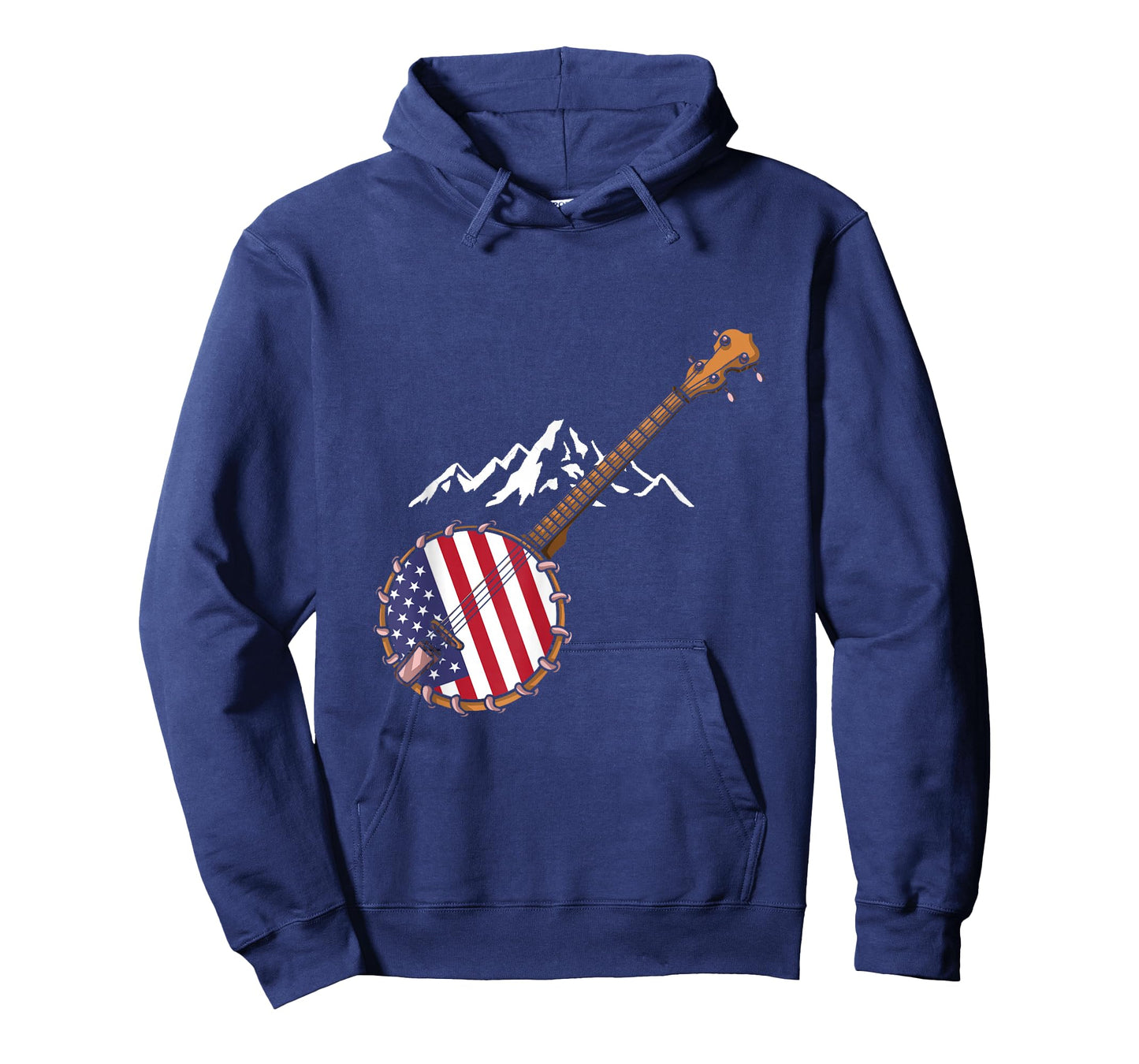 Banjo T-Shirt for Men Bluebird Tennesse Mandolin T-Shirt