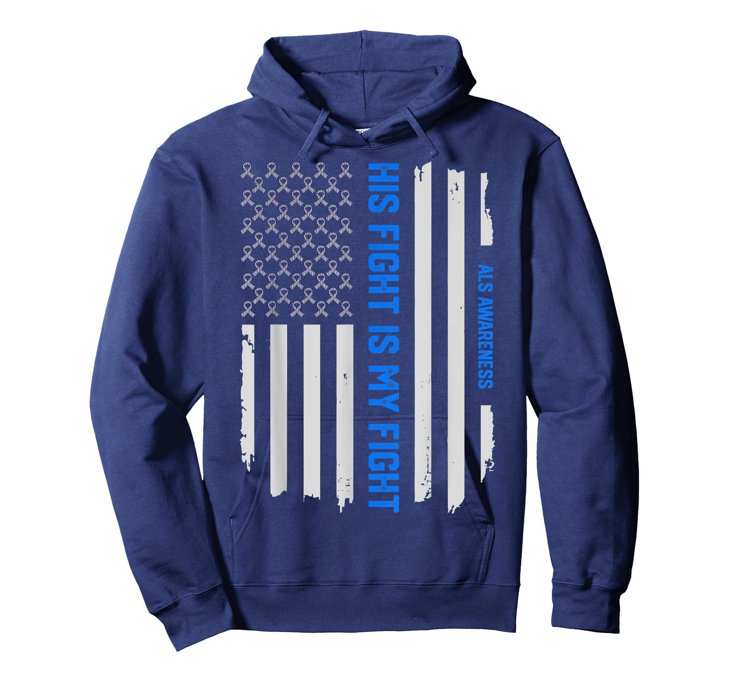 ALS Awareness T Shirt - American Flag ALS T-Shirt Tee Gift T-Shirt