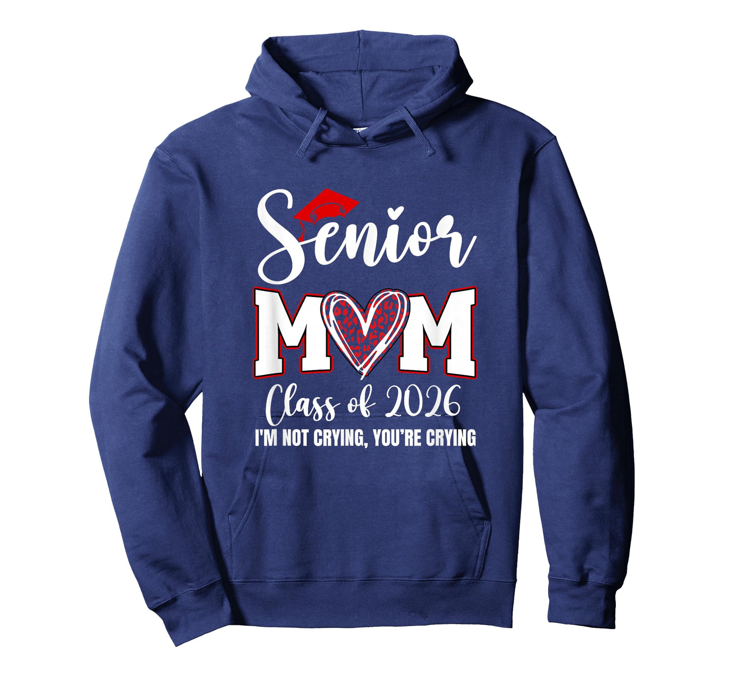 Senior Mom Class of 2026 Senior Mama 2026 Graduation Leopard T-Shirt