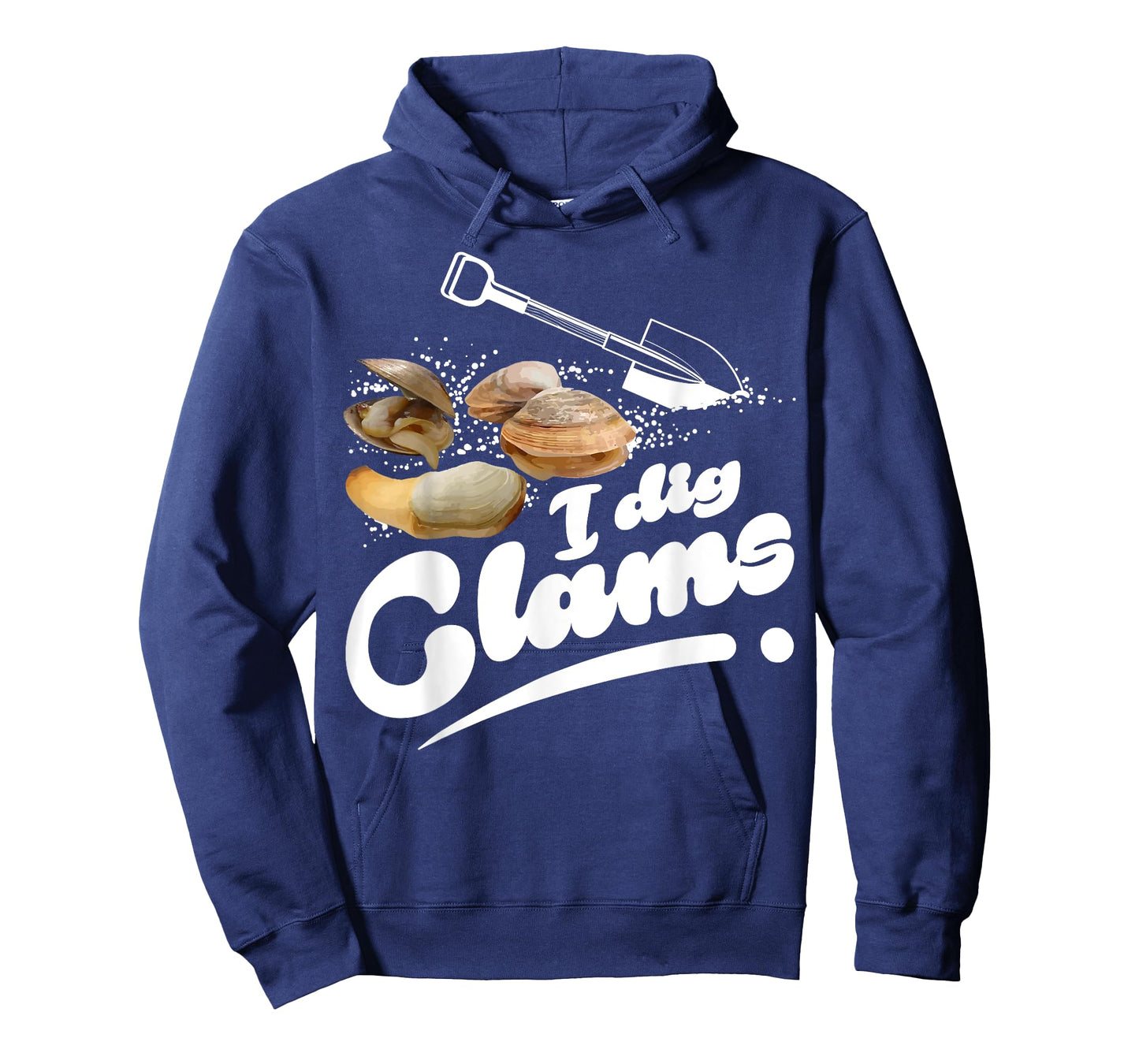 Cool I Dig Clams Funny Clamming Gift Clam Digging Men Women T-Shirt