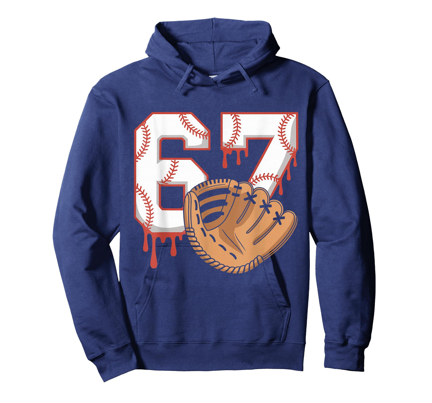 Baseball 67 Six Seven Alpha Slang 6 7 Meme Kids Teachers Boy T-Shirt