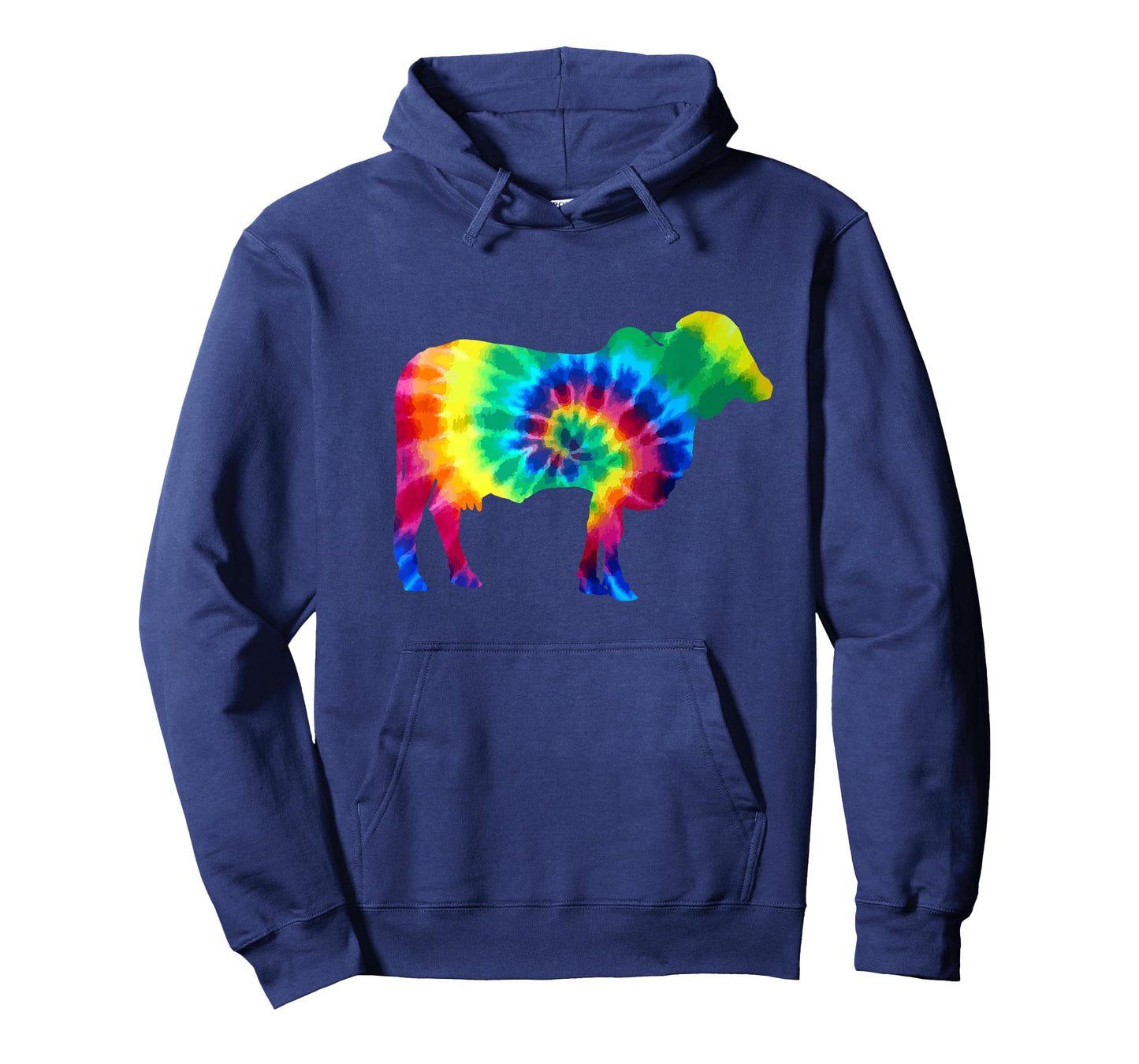 Cow Tie Dye Vintage Hippie Farm Animal Farmer Cow Lover T-Shirt