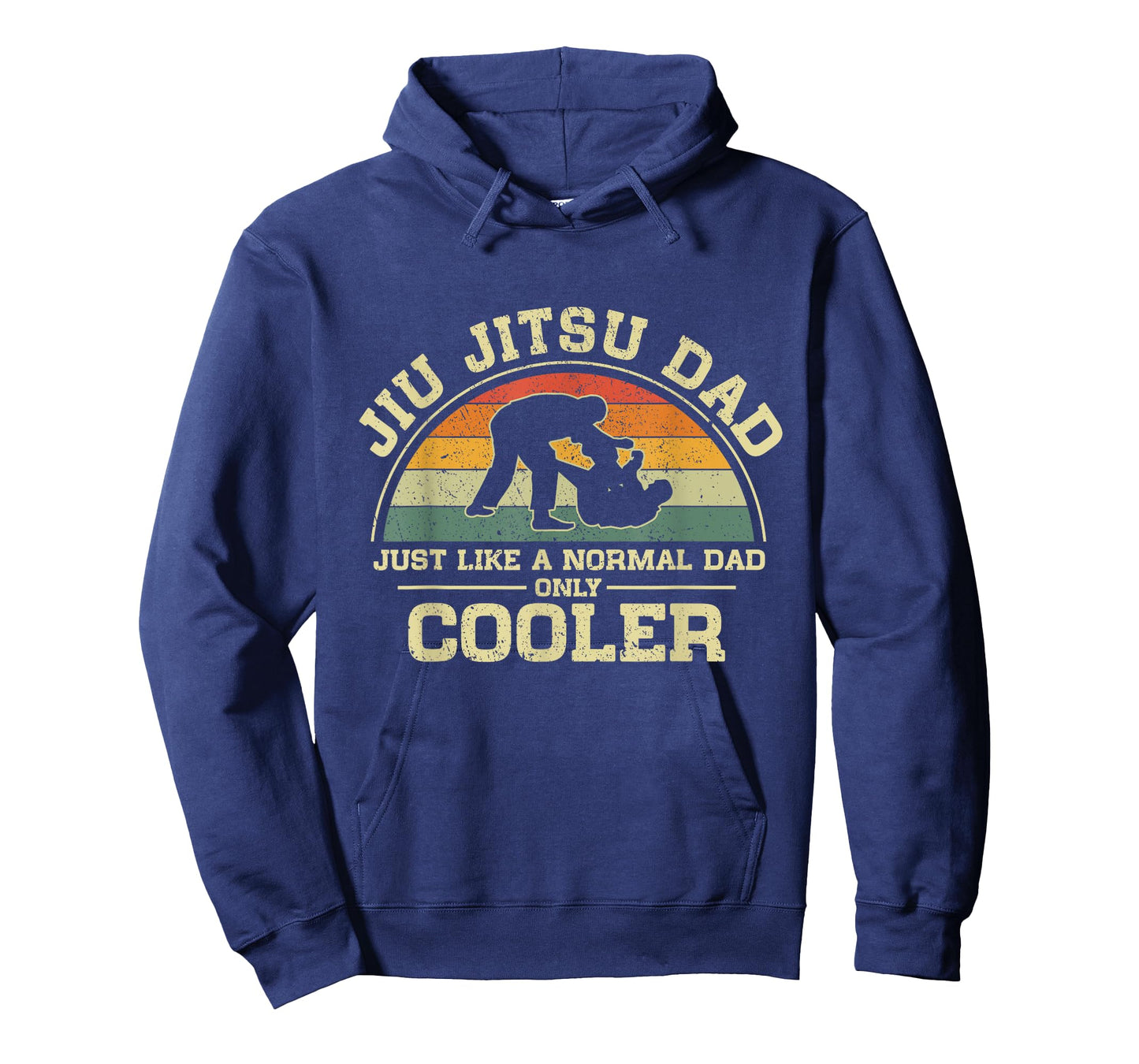 Vintage Jiu Jitsu Dad Just Like A Normal Dad Only Cooler T-Shirt