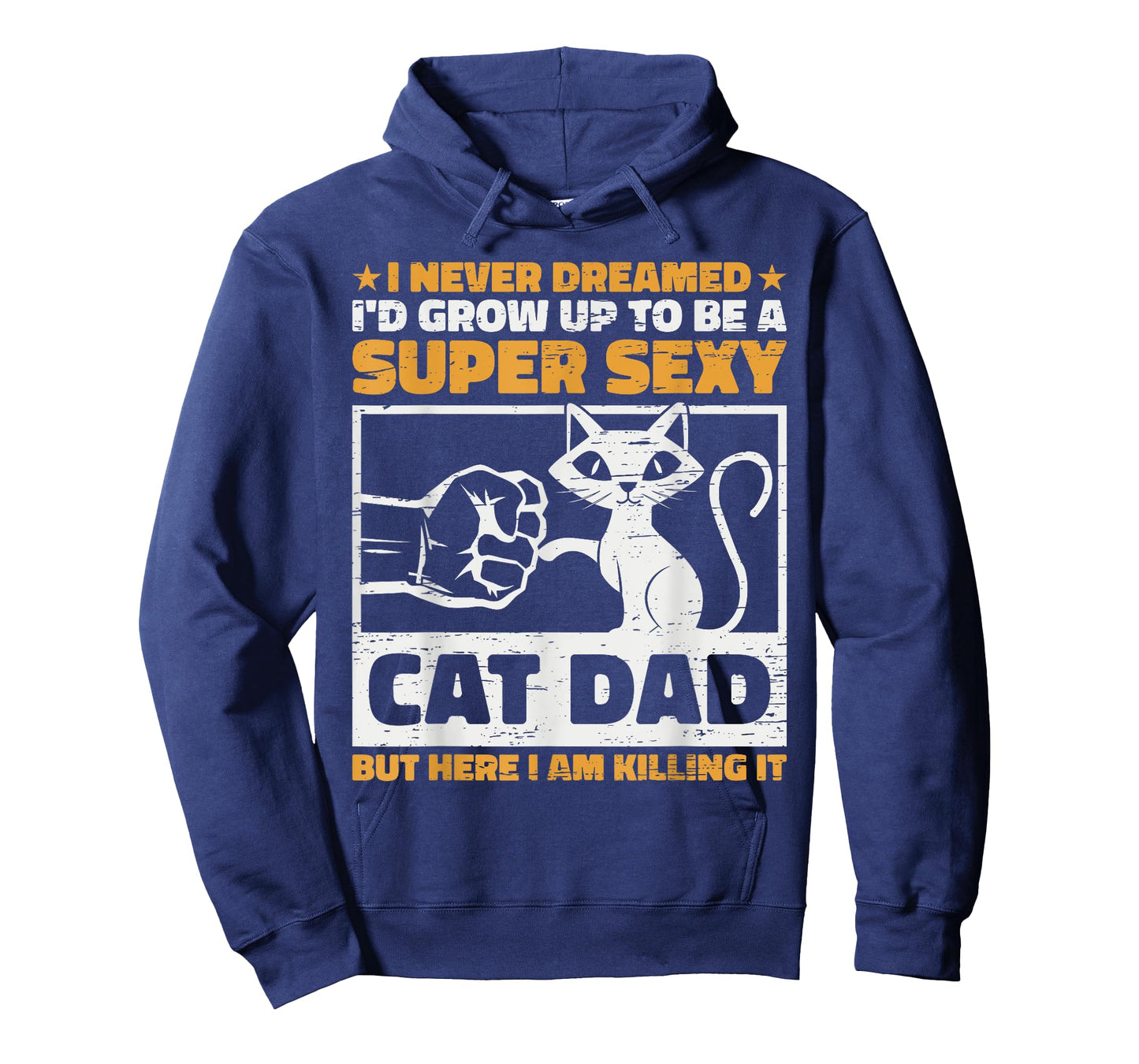 Super Sexy Cat Dad Funny T-Shirt for Men Women