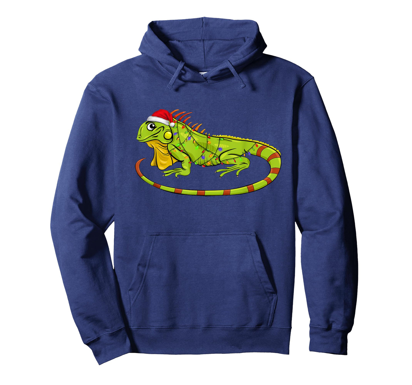 Iguana Christmas Light Sweater Funny Animals Lover Xmas Gift T-Shirt