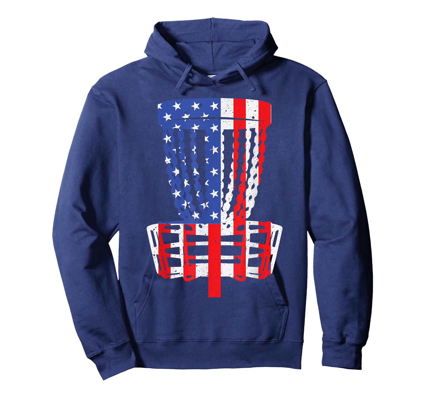 Funny Disc Golf Designs For Men Women American Flag Golfers T-Shirt