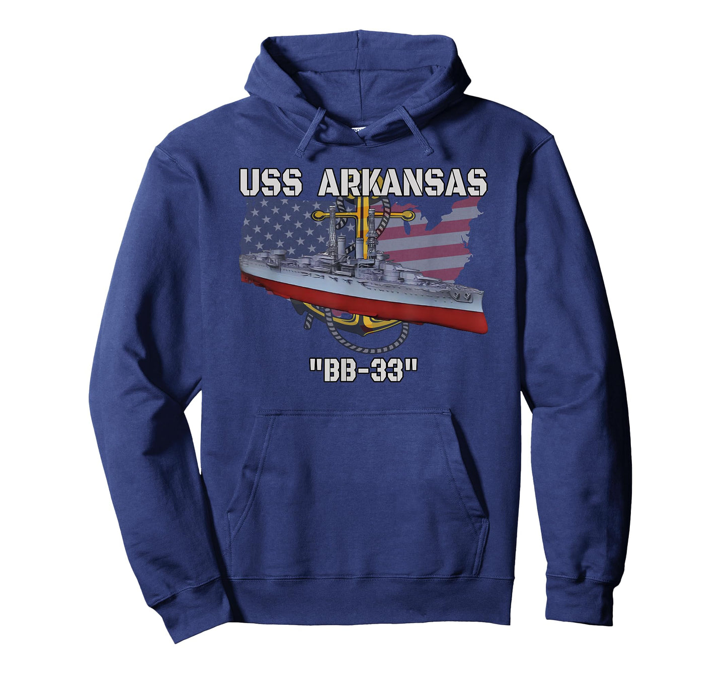 USS Arkansas BB-33 Battleship Veteran Warship Father Grandpa T-Shirt