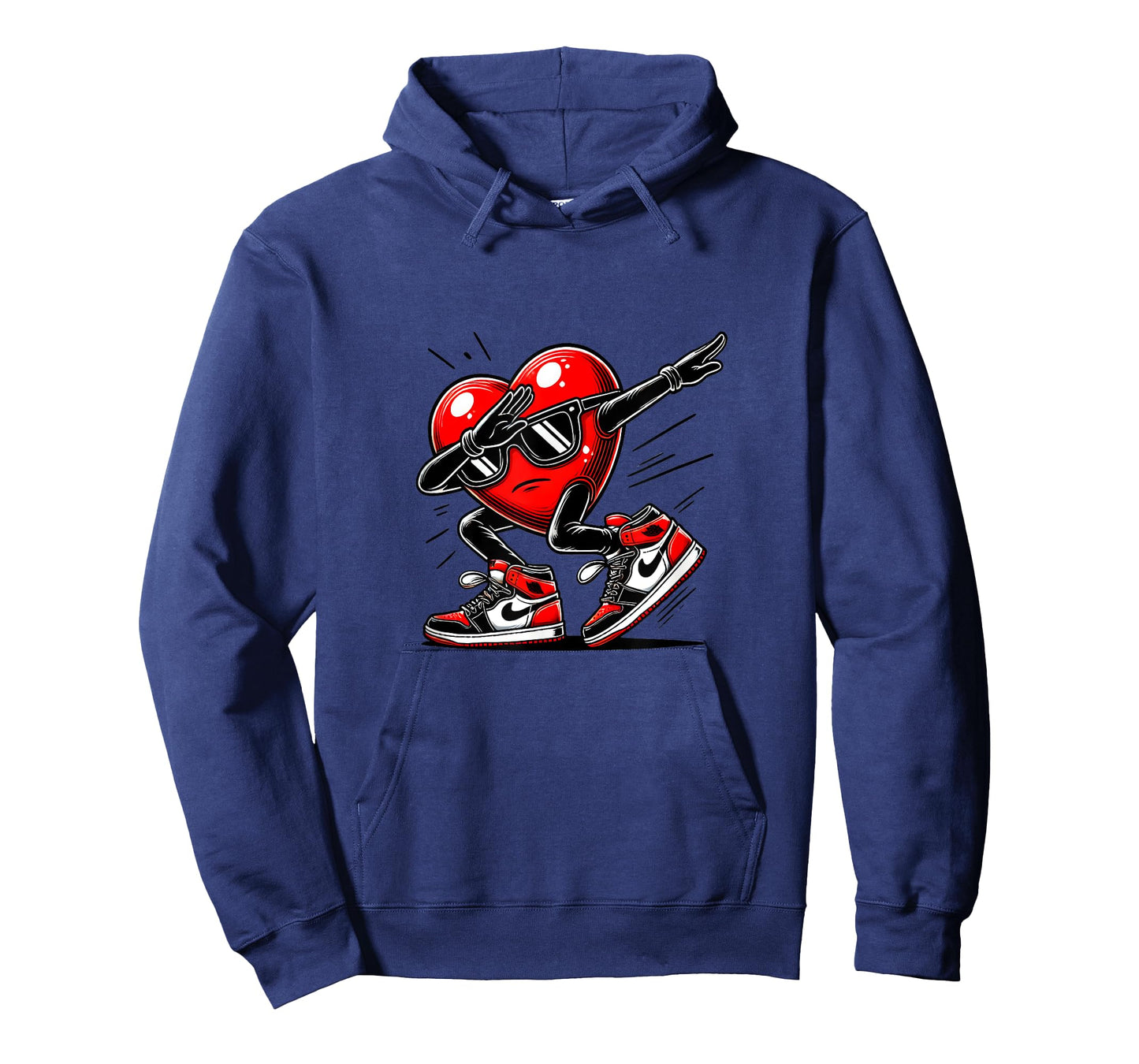Dabbing heart funny Valentine design perfect for spreading T-Shirt