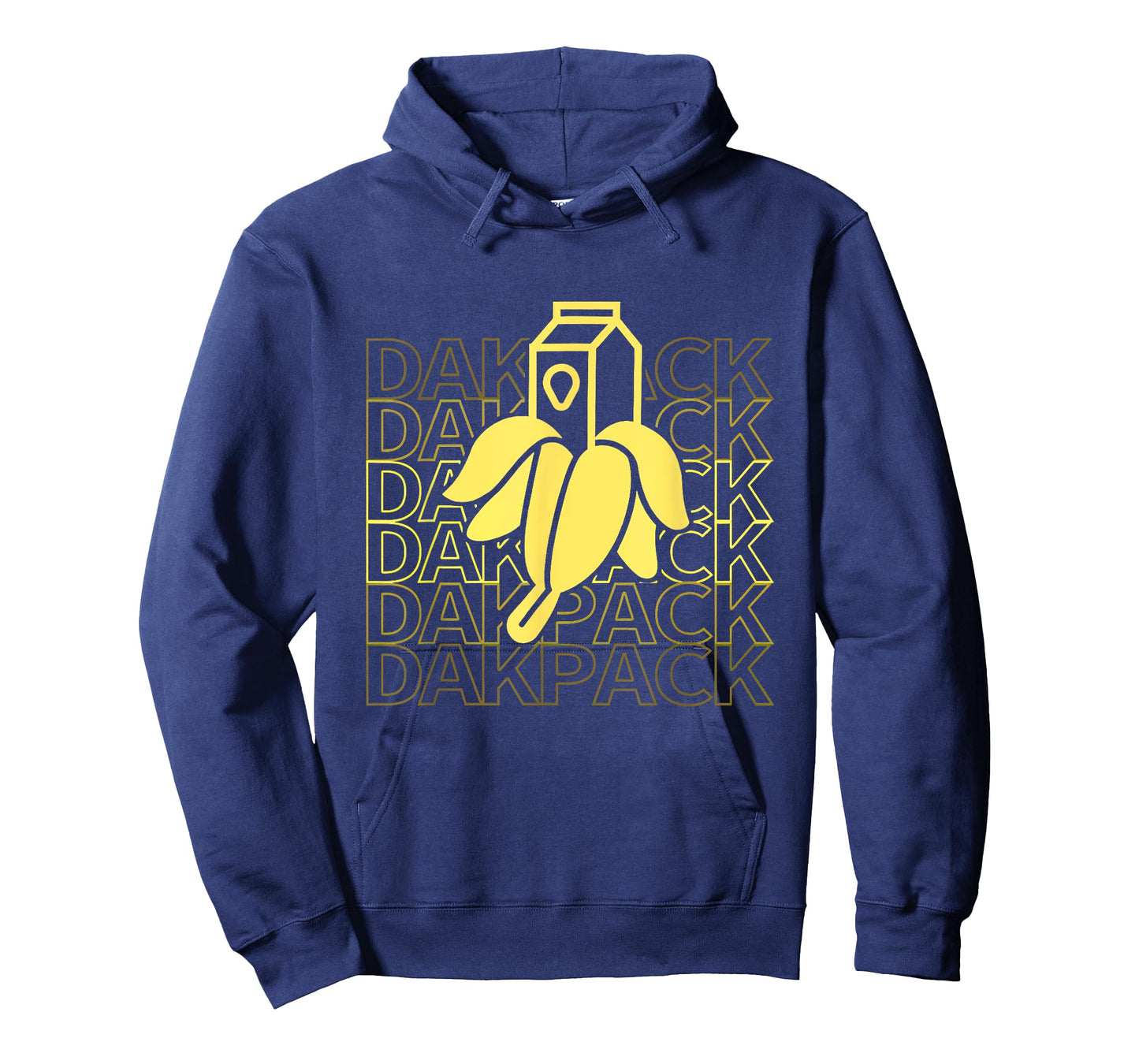Milky Banana Funny Text Dakpack Vintage For Men Women Kids T-Shirt