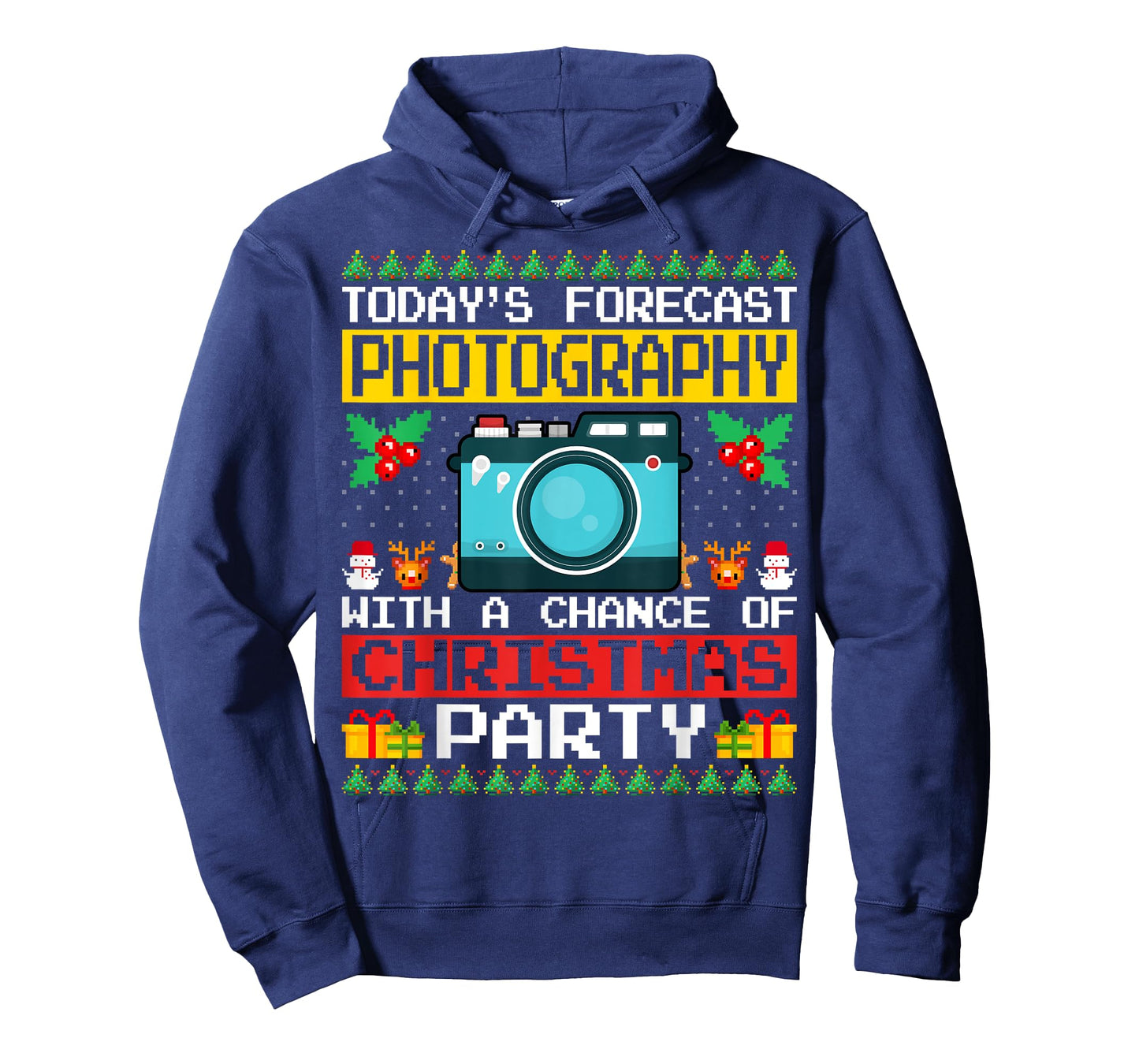 Photography Christmas Party Photographer Xmas Ugly Style T-Shirt