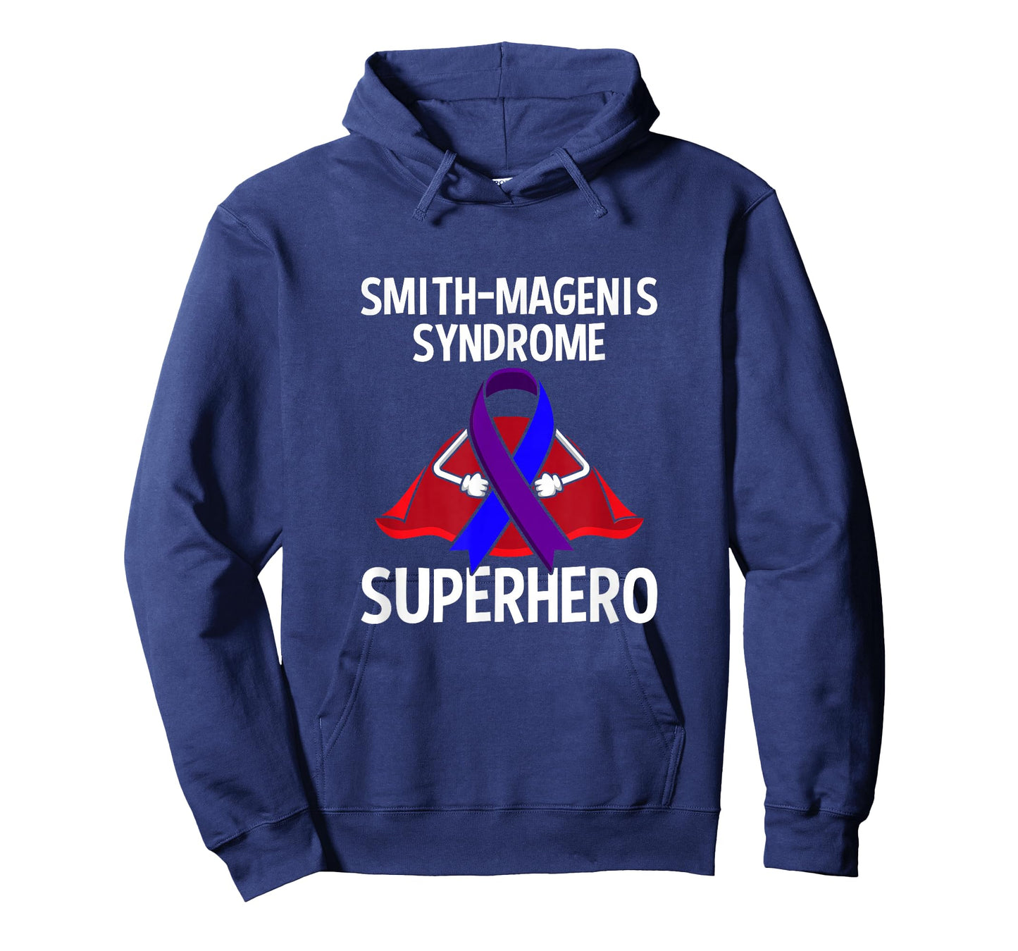 Smith-Magenis Syndrome Superhero Warrior Fighter Ribbon T-Shirt
