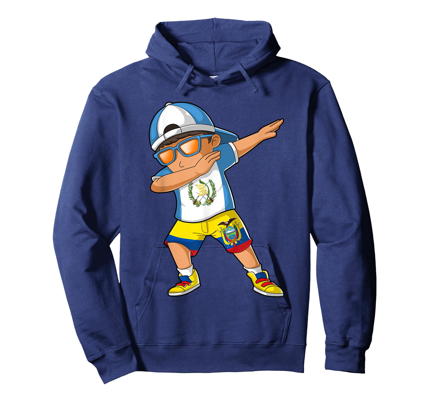 Half Guatemalan Half Ecuadorian Boy Guatemala Flag T-Shirt