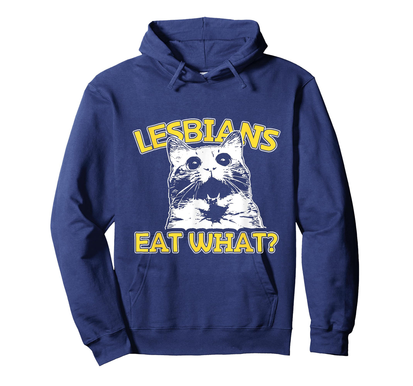 Funny Cat Lovers Lesbians Eat What? Gay Women's T-Shirt