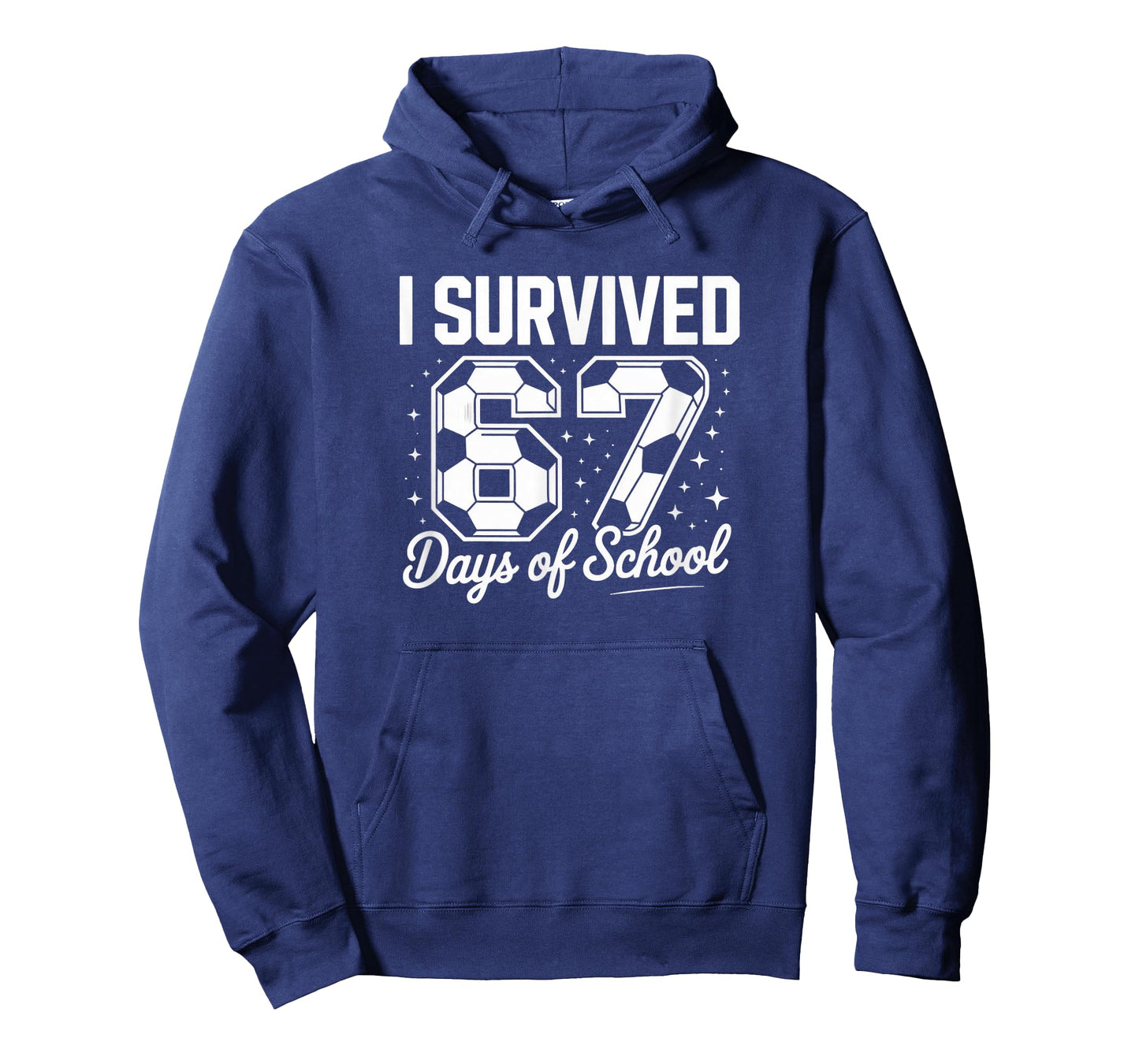 I Survived 67 Days of School Funny Soccer T-Shirt