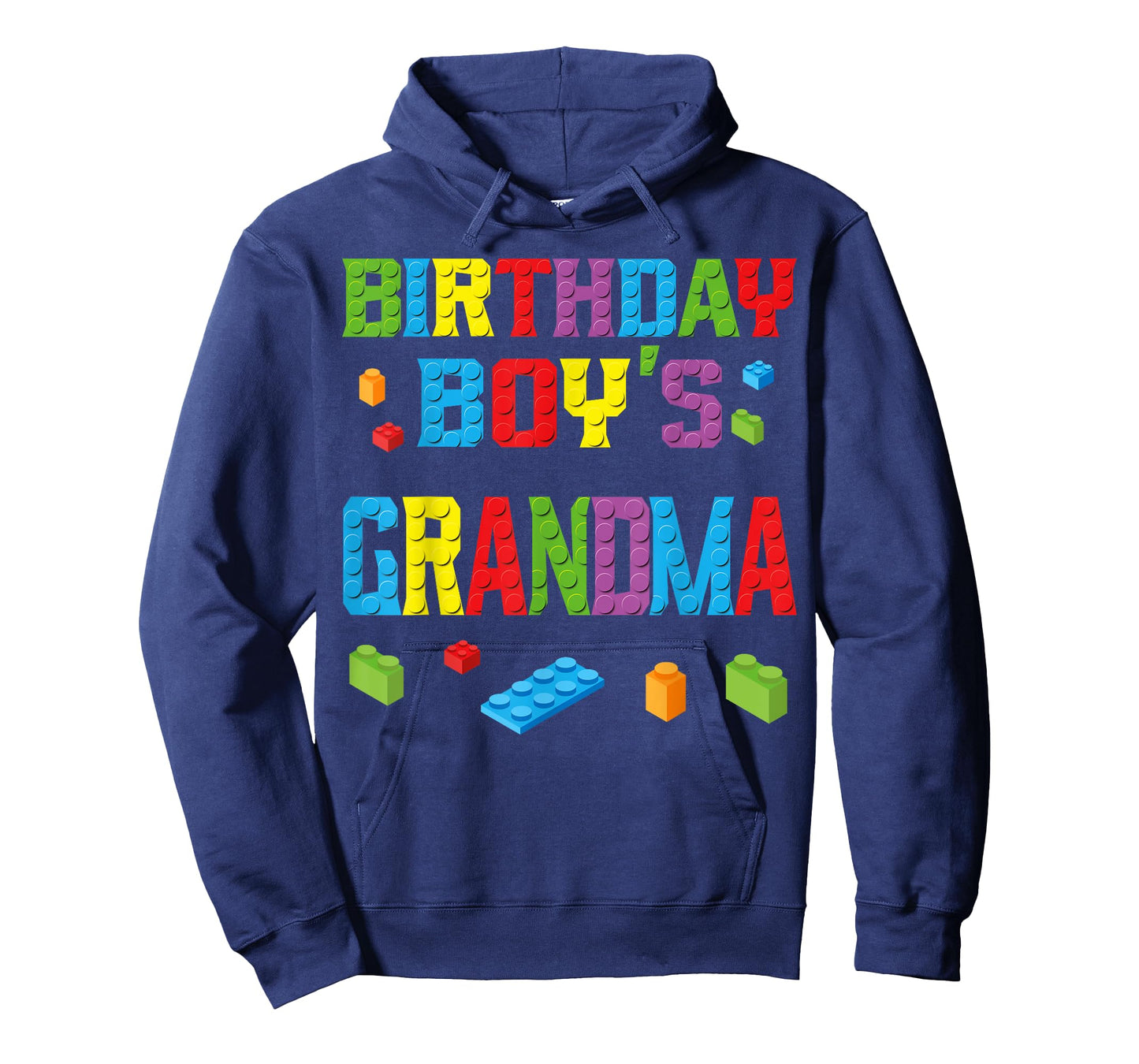 Master Builder Birthday Boy's Grandma Building Bricks Blocks T-Shirt